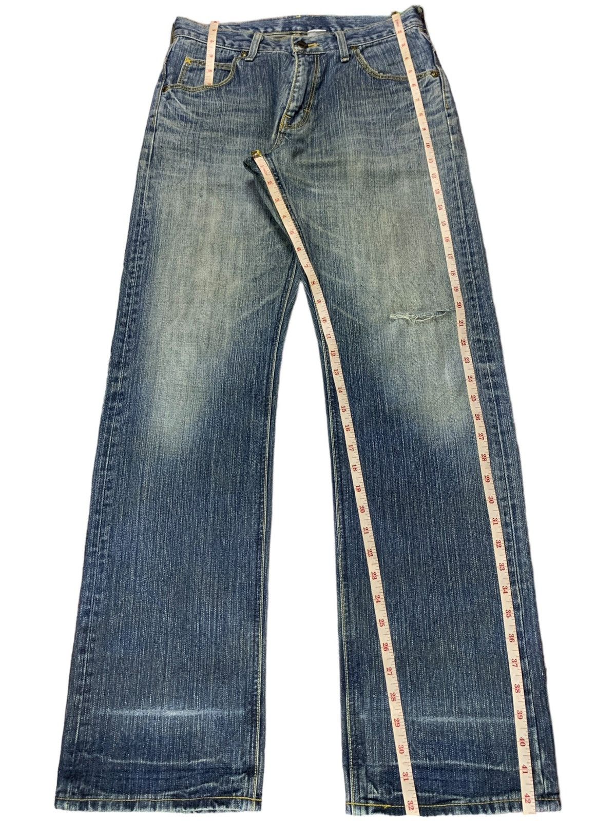 Lee SALES🔥Vintage Lee Riders Faded Wash Distress Baggy Jeans Size US 30 / EU 46 - 13 Thumbnail