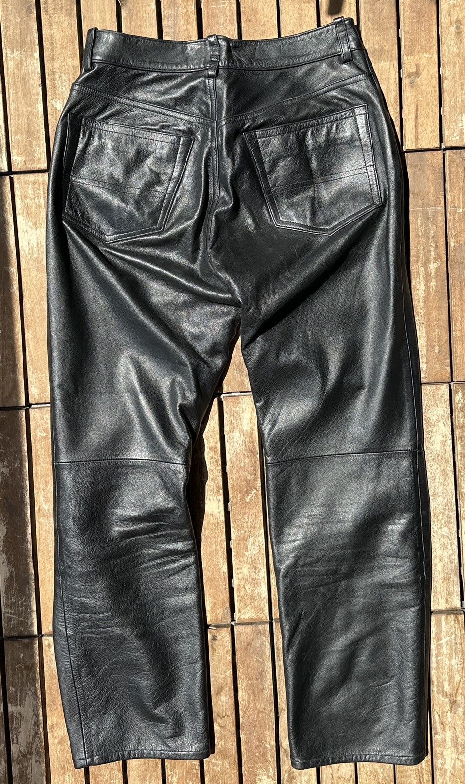 Paul Smith Paul Smith London Leather Pants (Black) – Size 29 Size US 29 - 6 Thumbnail