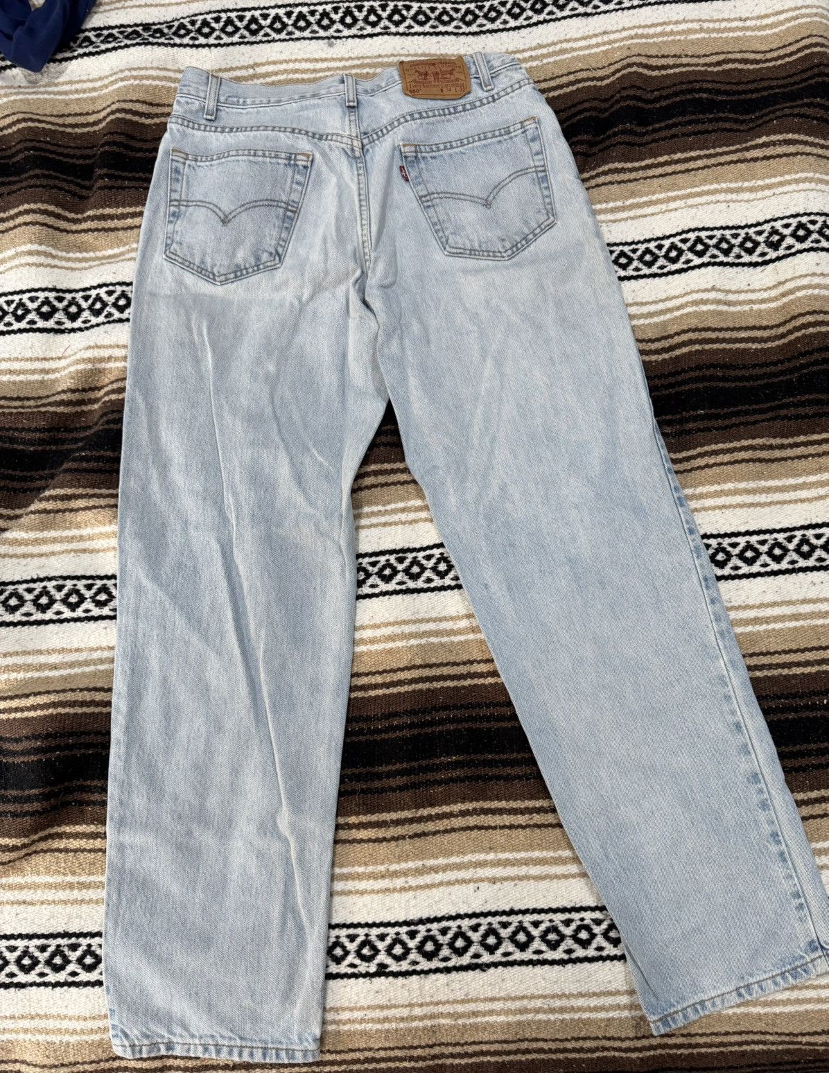 Levi's Vintage Clothing Vintage 550 Levi Original Riveted Jeans 34/32 Size US 34 / EU 50 - 2 Thumbnail