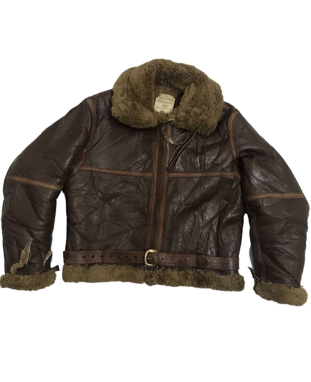 Aero Leathers True Vintage Aero Leather Sheepskin Flying Jacket Size US S / EU 44-46 / 1 - 2 Thumbnail