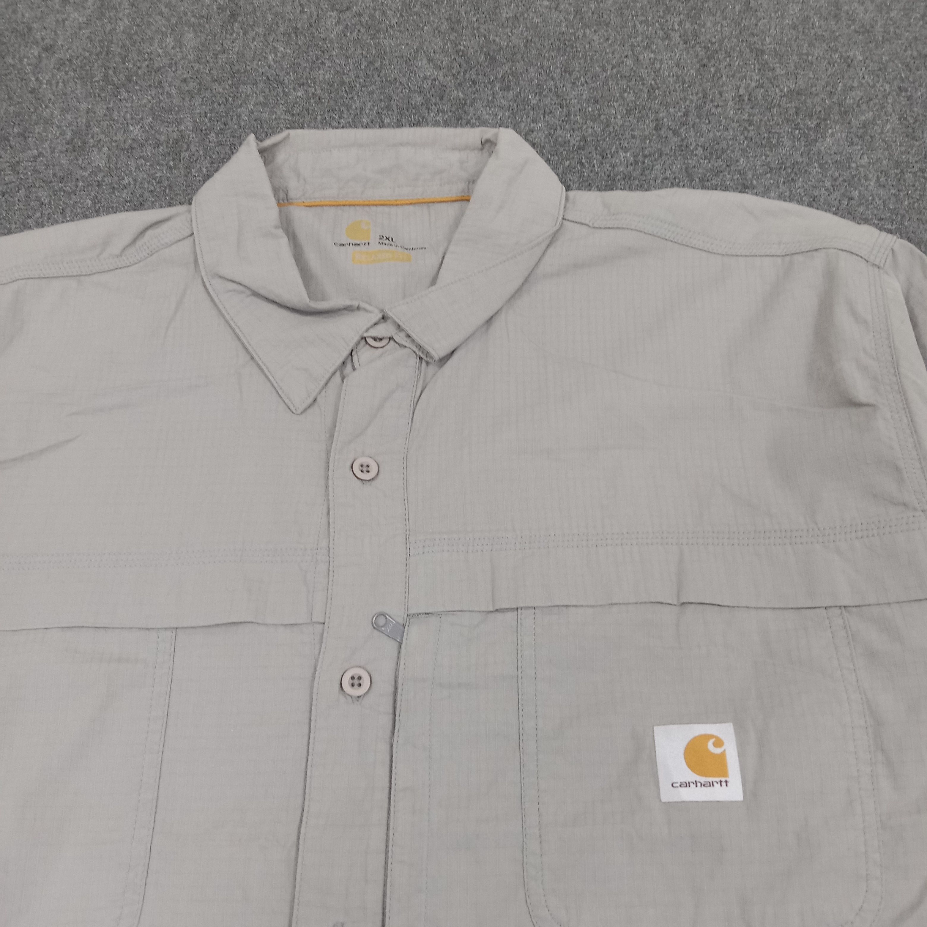 Carhartt × Vintage Carhartt Force Button Long Sleeve Shirt Size US XXL / EU 58 / 5 - 3 Thumbnail