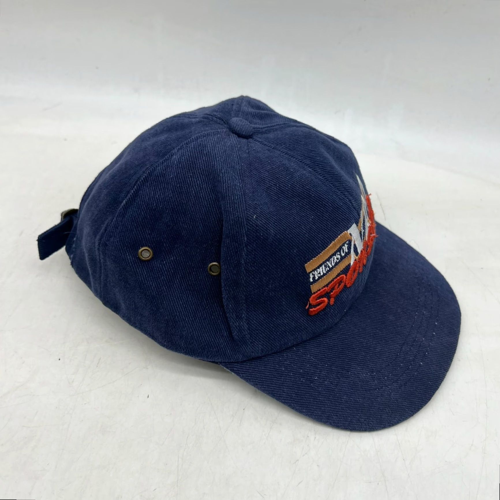 Vintage NRA Friends of Sponsor Trucker Cap Blue Adjustable Baseball Cap Men USA Outdoor Hunting Size ONE SIZE - 3 Thumbnail