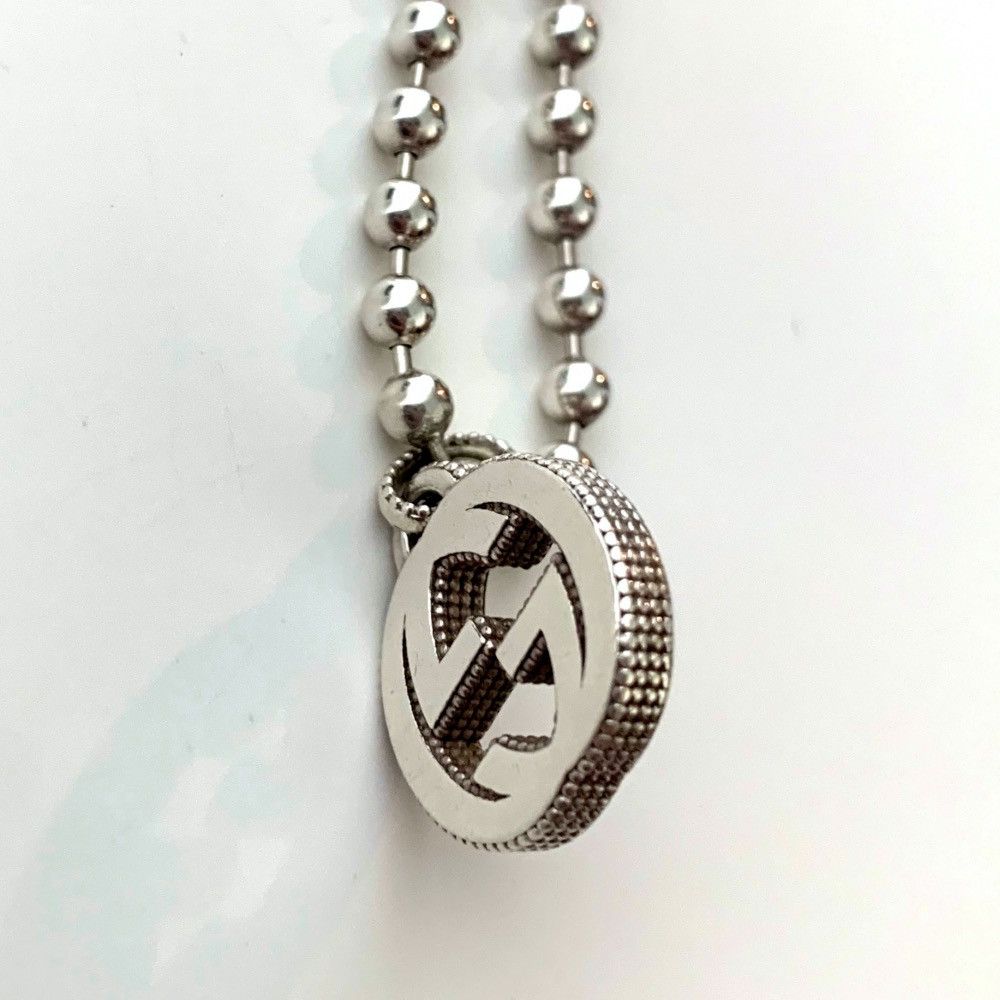 Gucci AUTHENTIC WOMANS GUCCI SILVER INTERLOCKING GG CHARM BRACELET Size ONE SIZE - 6 Thumbnail