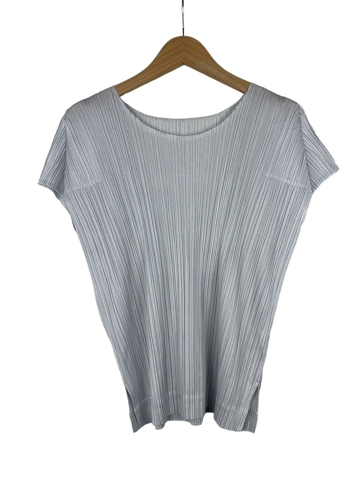 Issey Miyake Pleats Please Half Sleeve Pleated Tops Size S / US 4 / IT 40 - 1 Thumbnail