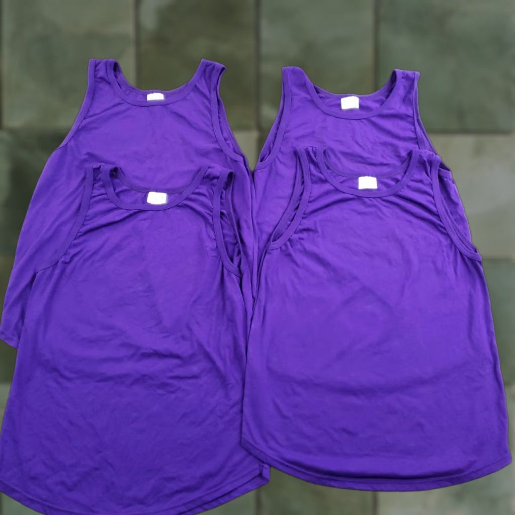Vintage VINTAGE Gator Athletics Shirt Mens Large Purple Tank Top Lot 4 Made USA Athletic Size US L / EU 52-54 / 3 - 1 Thumbnail