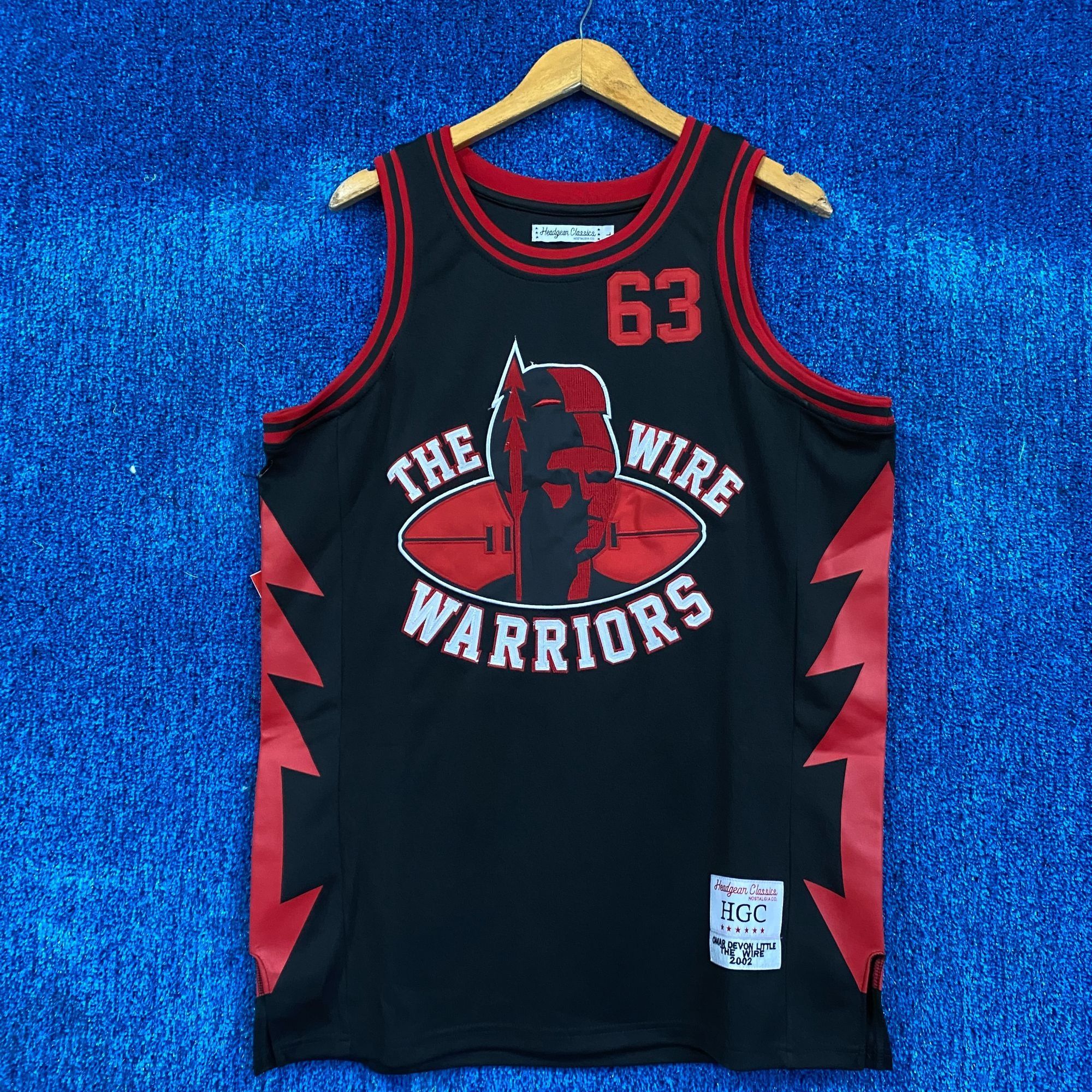 Store Omar Devon Little The Wire Warriors Basketball Jersey L