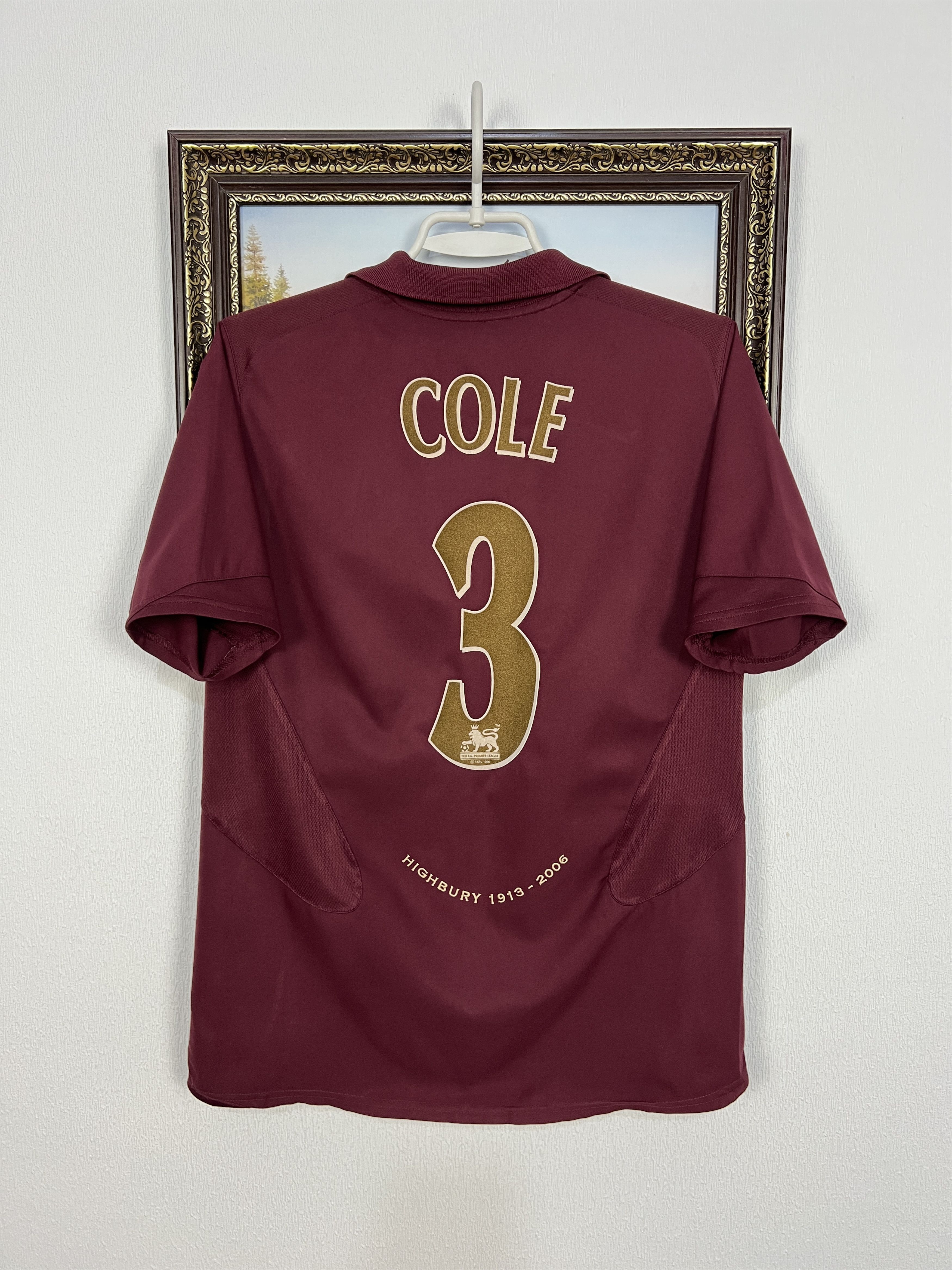 Nike Arsenal Home football shirt 2005 Nike #3 Cole o2 Boys Size US XS / EU 42 / 0 - 1 Thumbnail