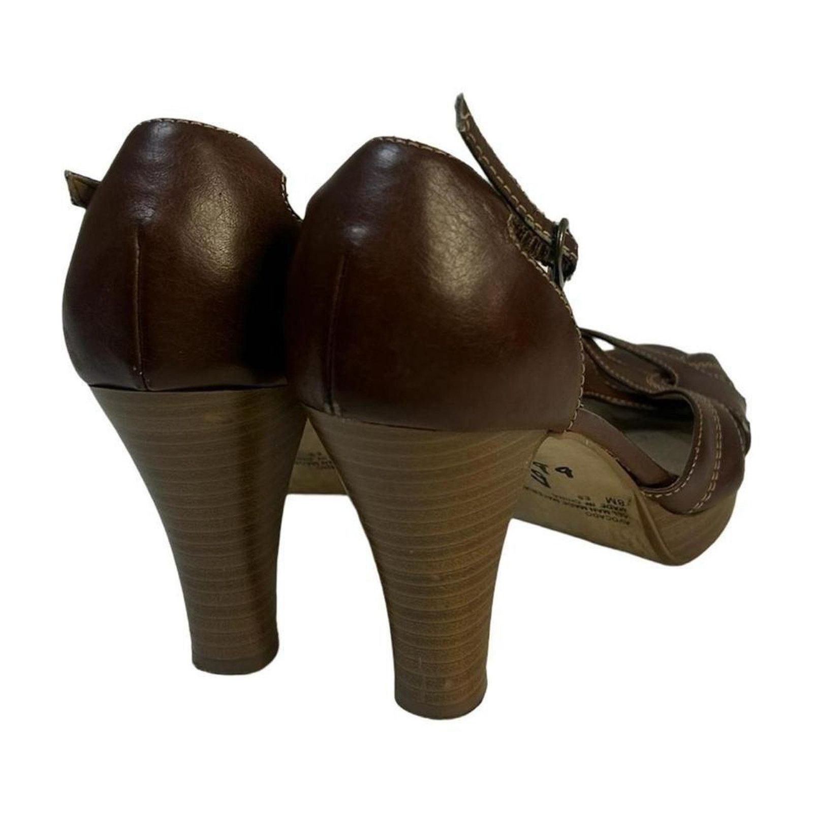 Other Y2k heels strappy sandal by mudd sz 8 brown Size US 8 / IT 38 - 7 Thumbnail