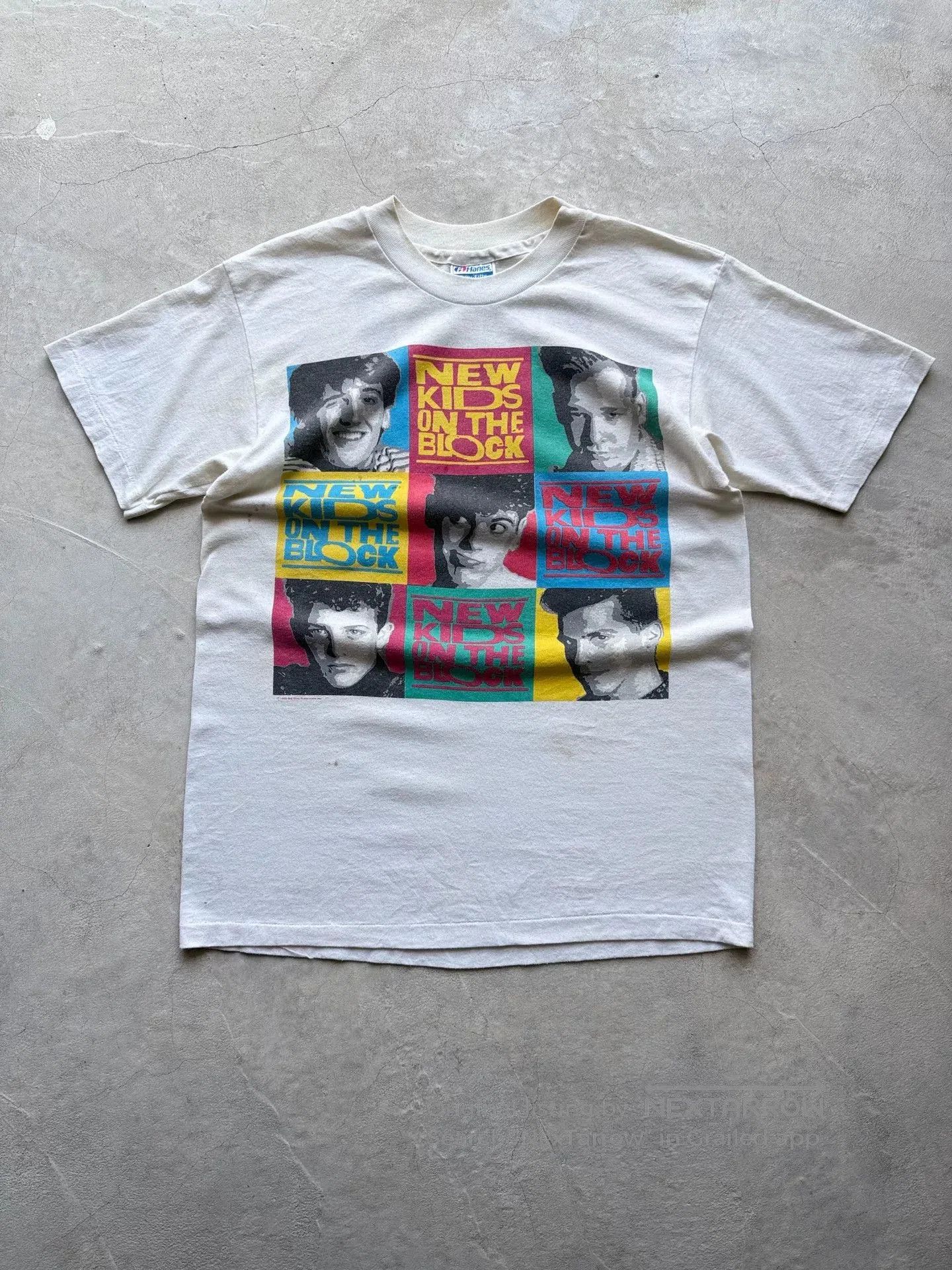 Vintage Vintage 80s NKOTB 1989 Tour Tee. Size US M / EU 48-50 / 2 - 1 Thumbnail