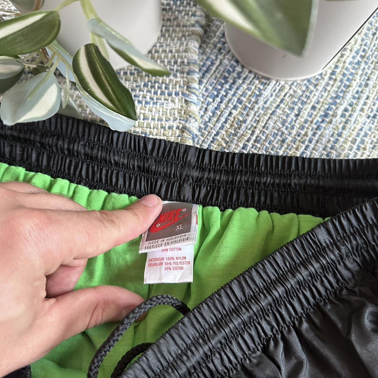 Nike Vintage 90s Nike Swoosh Logo Nylon Track Pants Size US 36 / EU 52 - 4 Thumbnail