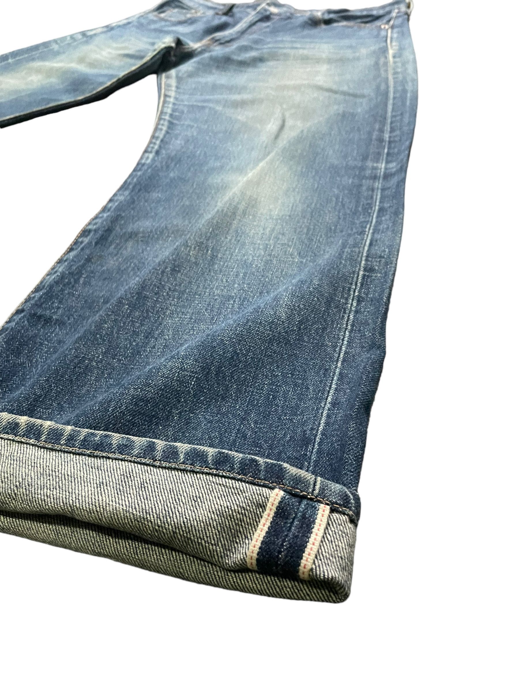 Levi's Vintage Levis 502 XX E Selvedge Distresed Denim Size US 34 / EU 50 - 2 Thumbnail