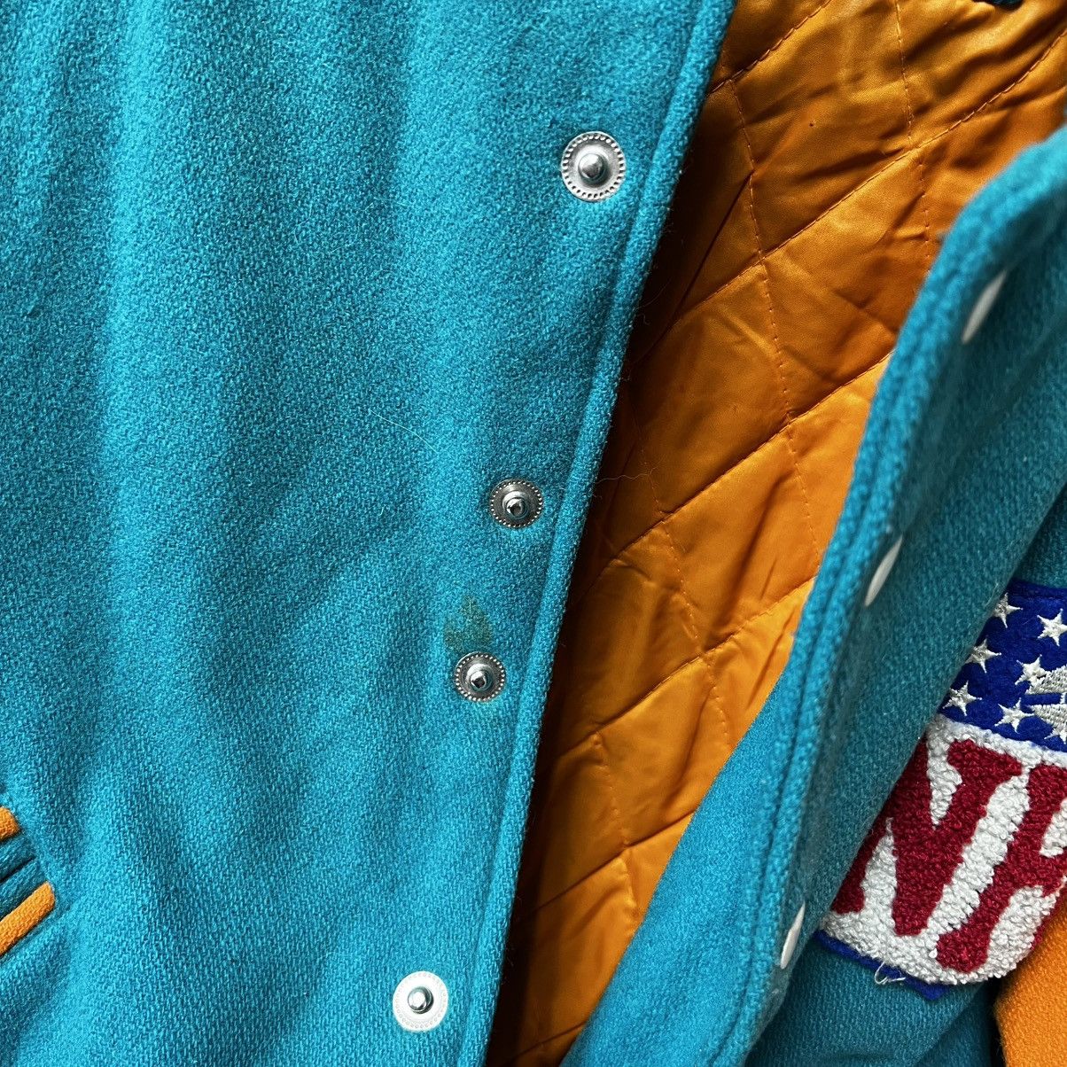 NFL × Vintage Vintage Miami Dolphins NFL Turquoise Blue Heavyweight Jacket Size US S / EU 44-46 / 1 - 20 Thumbnail