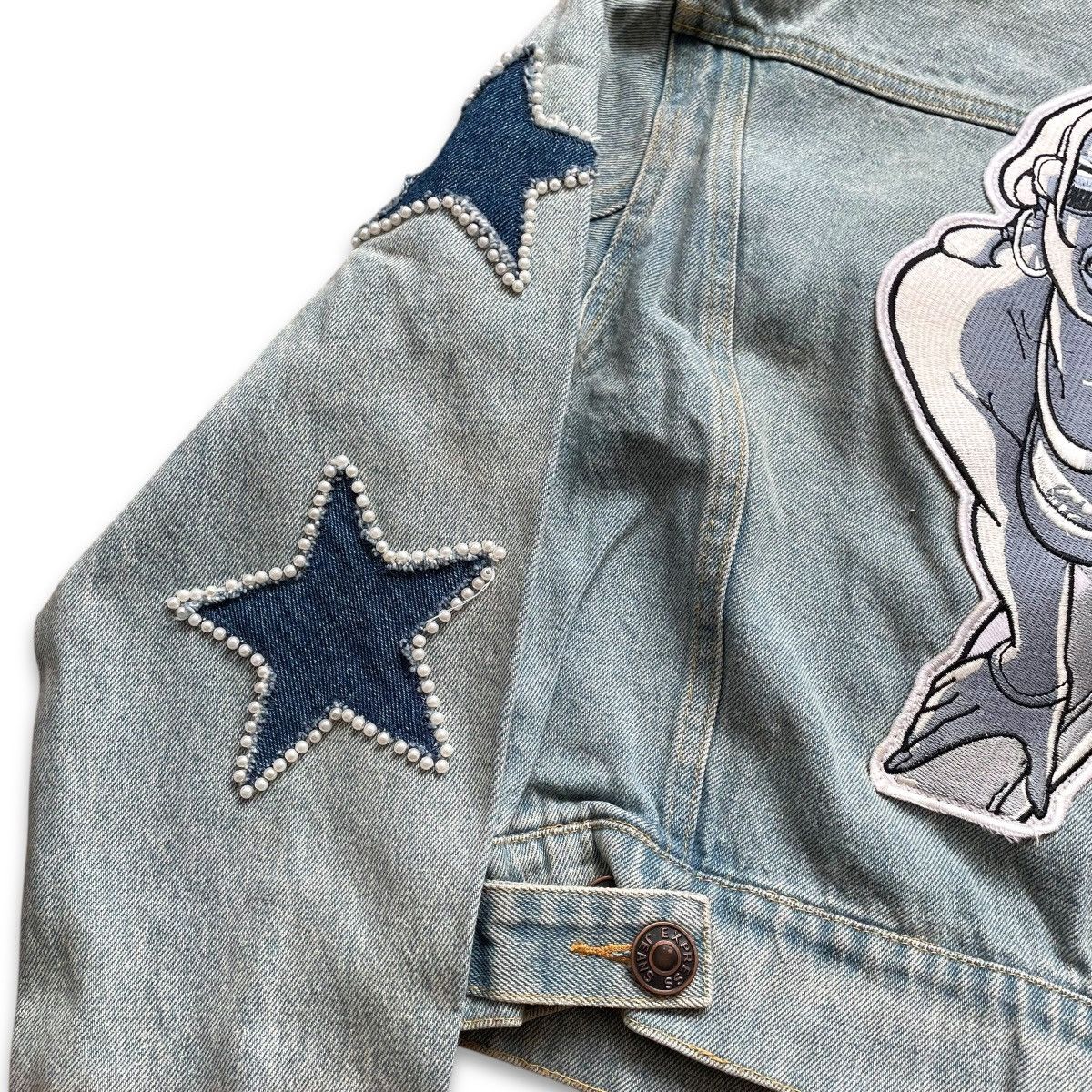 Vintage Vintage Sandre GTA San Andreas Playstation Denim Trucker Size S / US 4 / IT 40 - 4 Thumbnail