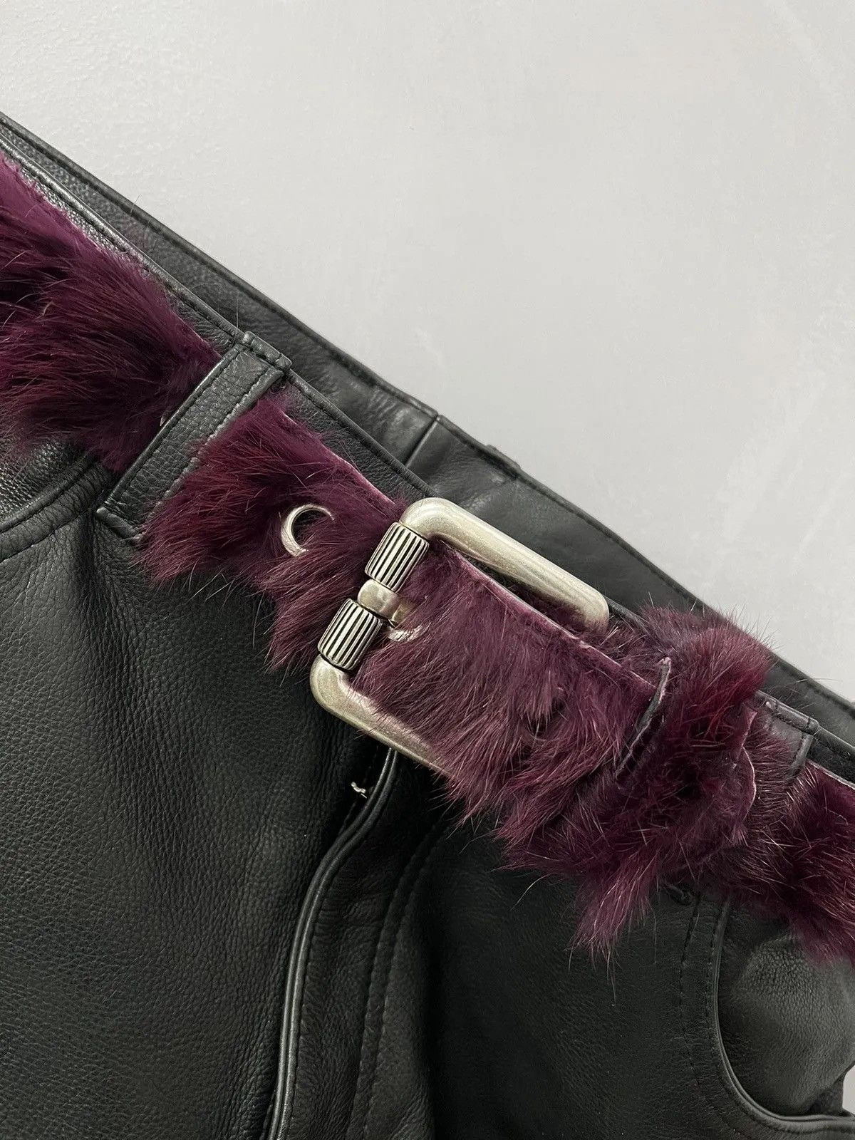 Other Vintage legrandebleu style fur leather belt hype y2k Size ONE SIZE - 3 Thumbnail