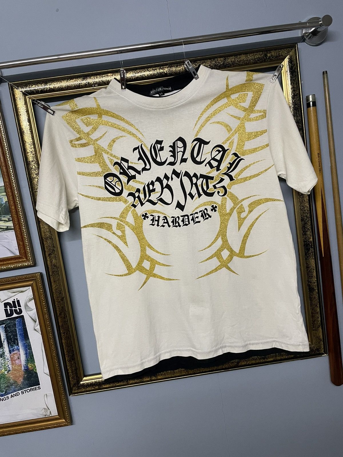 Designer × Japanese Brand × Vintage Vintage 1990s Japan Designer Bullet Noise Rebirth Tribal Tee Size US M / EU 48-50 / 2 - 2 Thumbnail