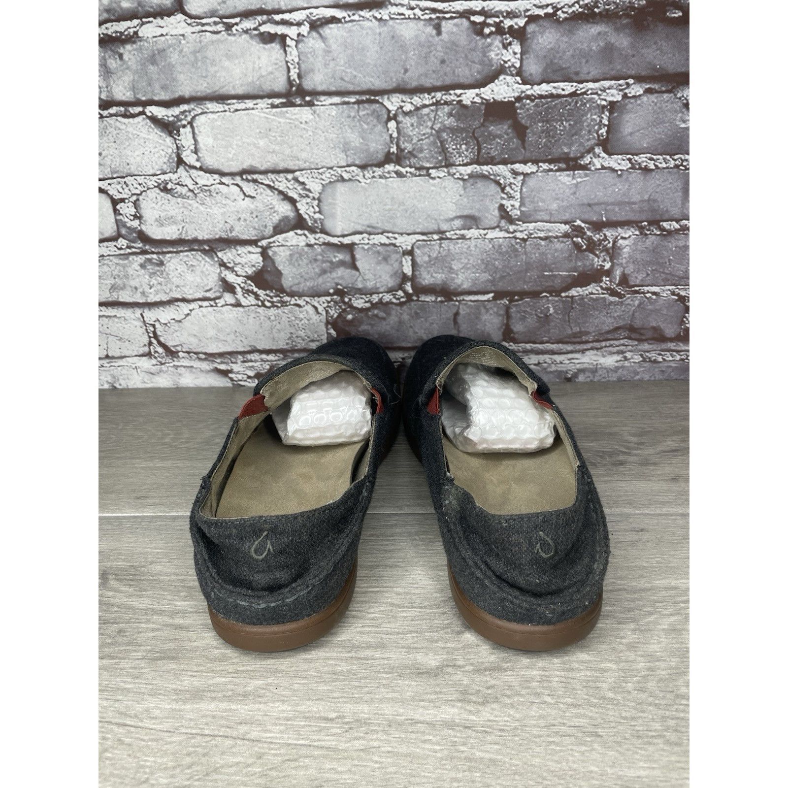 Olukai Olukai Wool Gray Wool Fabric Casual Slip On Casual Sneakers Size US 11 / EU 44 - 4 Thumbnail