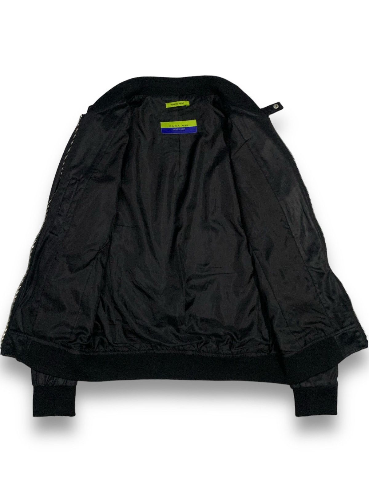 Zara ZARA MAN Black Bomber Jacket Size US S / EU 44-46 / 1 - 3 Thumbnail
