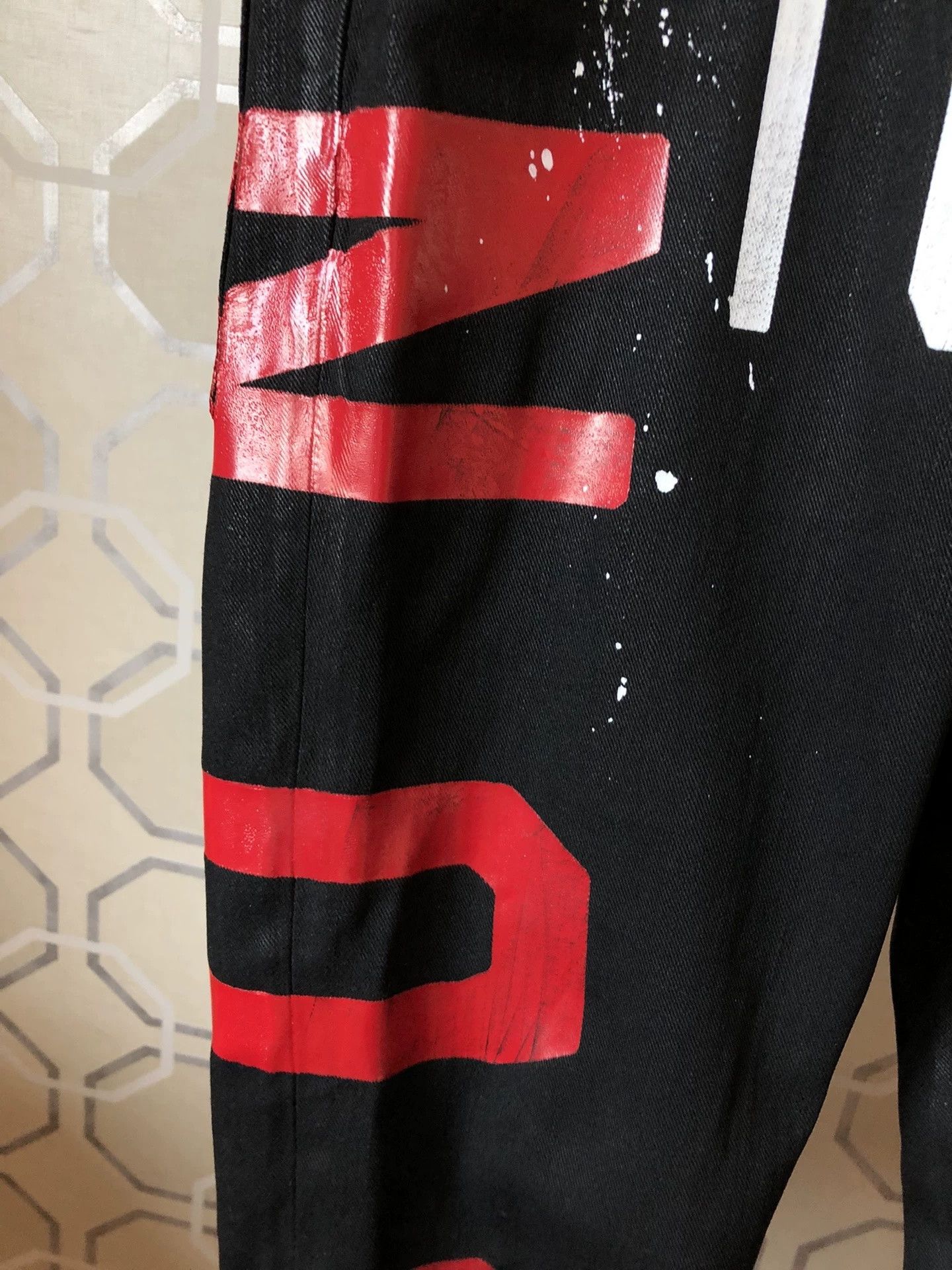 Dsquared2 Dsquared2 Black Slogan Skinny Jeans Size US 28 / EU 44 - 4 Thumbnail