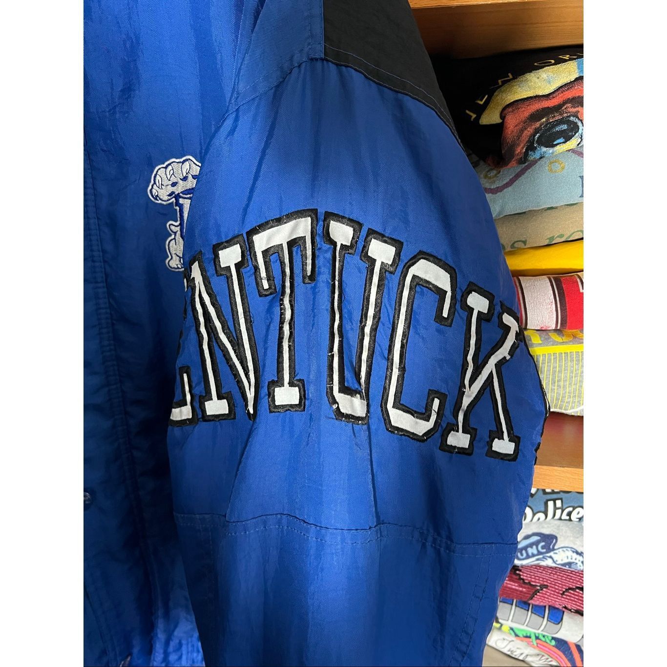 Starter Vintage 90s Starter Kentucky Wildcats Puffer Jacket Size US L / EU 52-54 / 3 - 3 Thumbnail