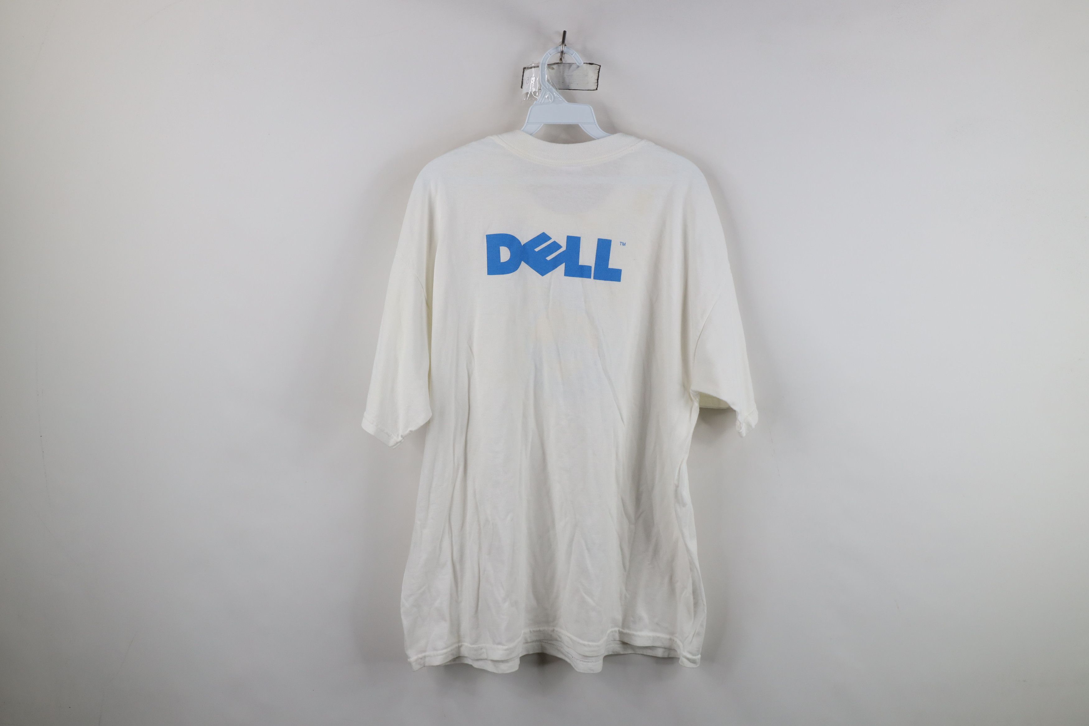 Vintage Vintage 90s One Community Earth Day Dell Computers T-Shirt Size US XL / EU 56 / 4 - 11 Thumbnail