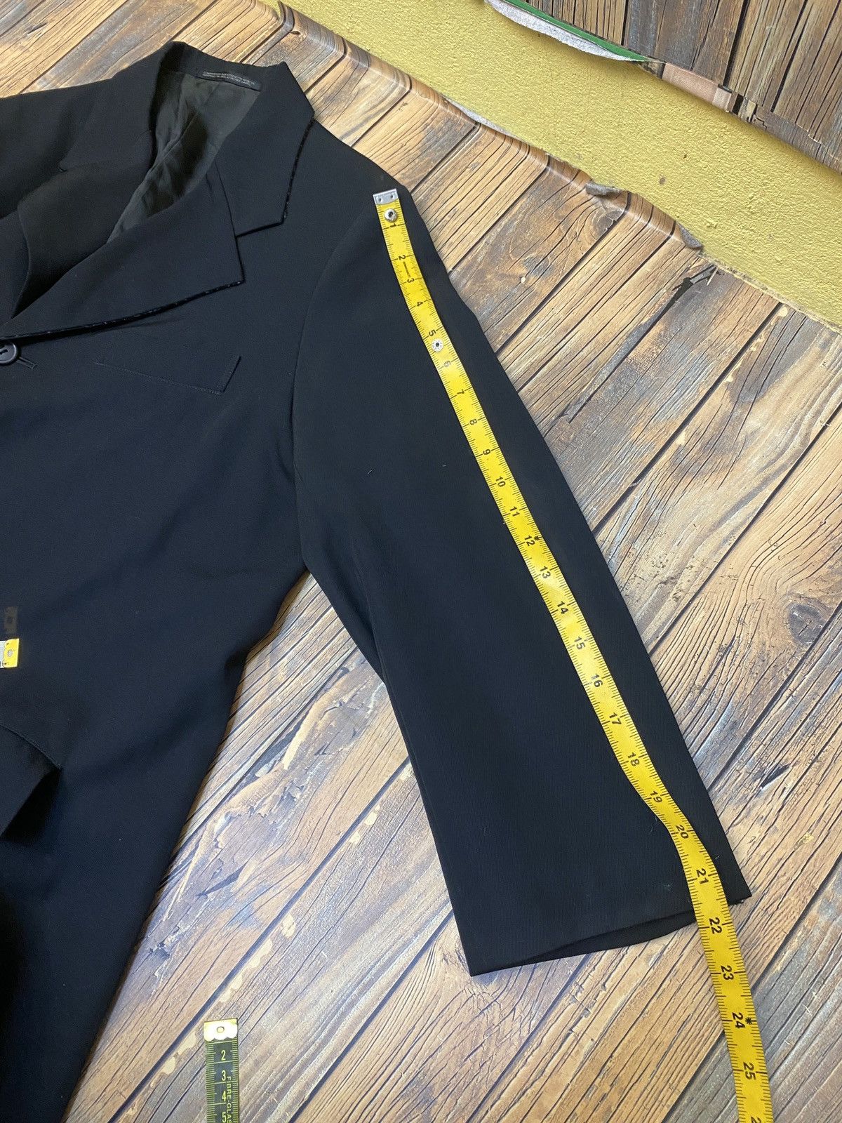 Yohji Yamamoto Yohji yamamoto signature run way vintage jacket 🔥🔥 Size US S / EU 44-46 / 1 - 12 Thumbnail