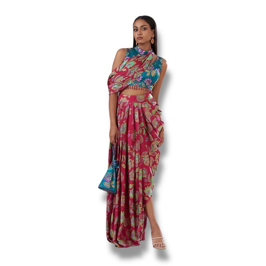 Other DiyaRajvvir Skirt Modal Printed Skirt Medium Size 30" / US 8 / IT 44 - 1 Thumbnail