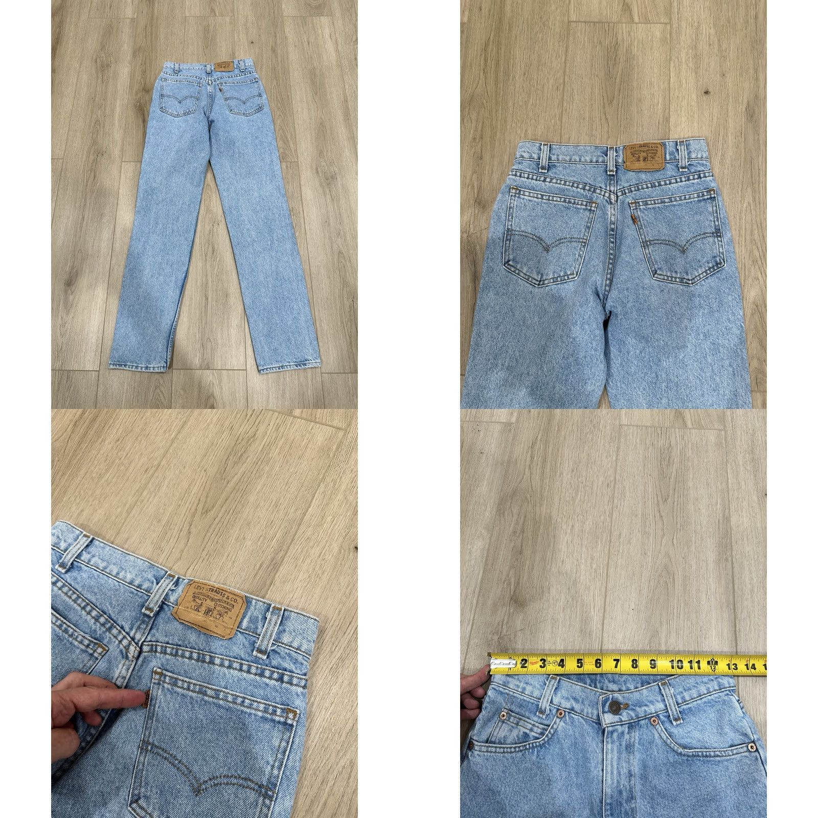 Levi's VINTAGE Levi's 705 Jeans USA 26x30 Orange Tab Denim Blue Size US 26 / EU 42 - 8 Thumbnail