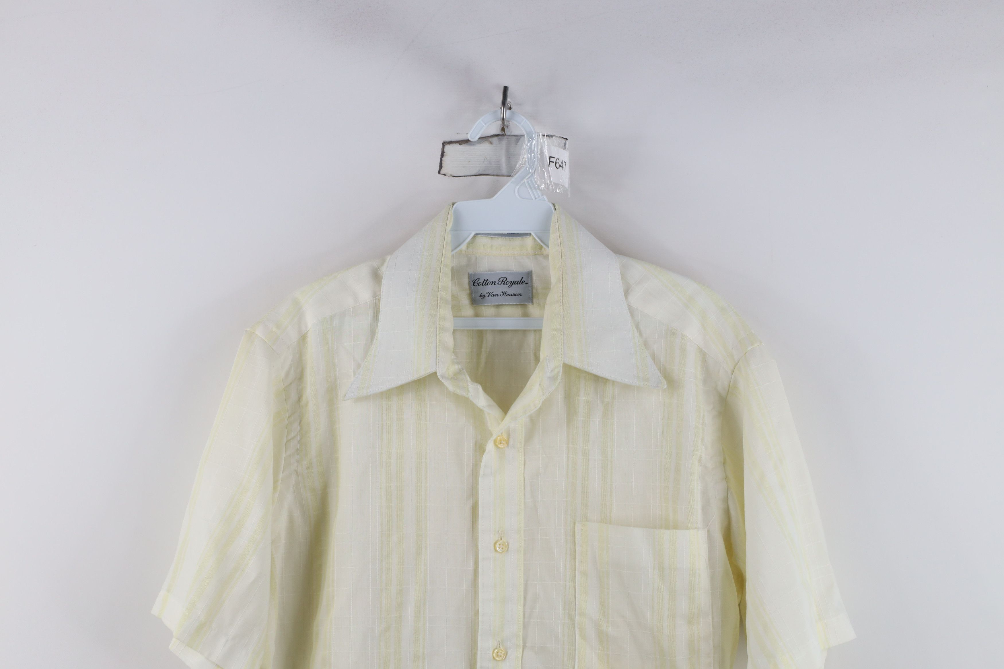 Vintage Vintage 70s Streetwear Short Sleeve Collared Button Shirt Size US M / EU 48-50 / 2 - 2 Thumbnail
