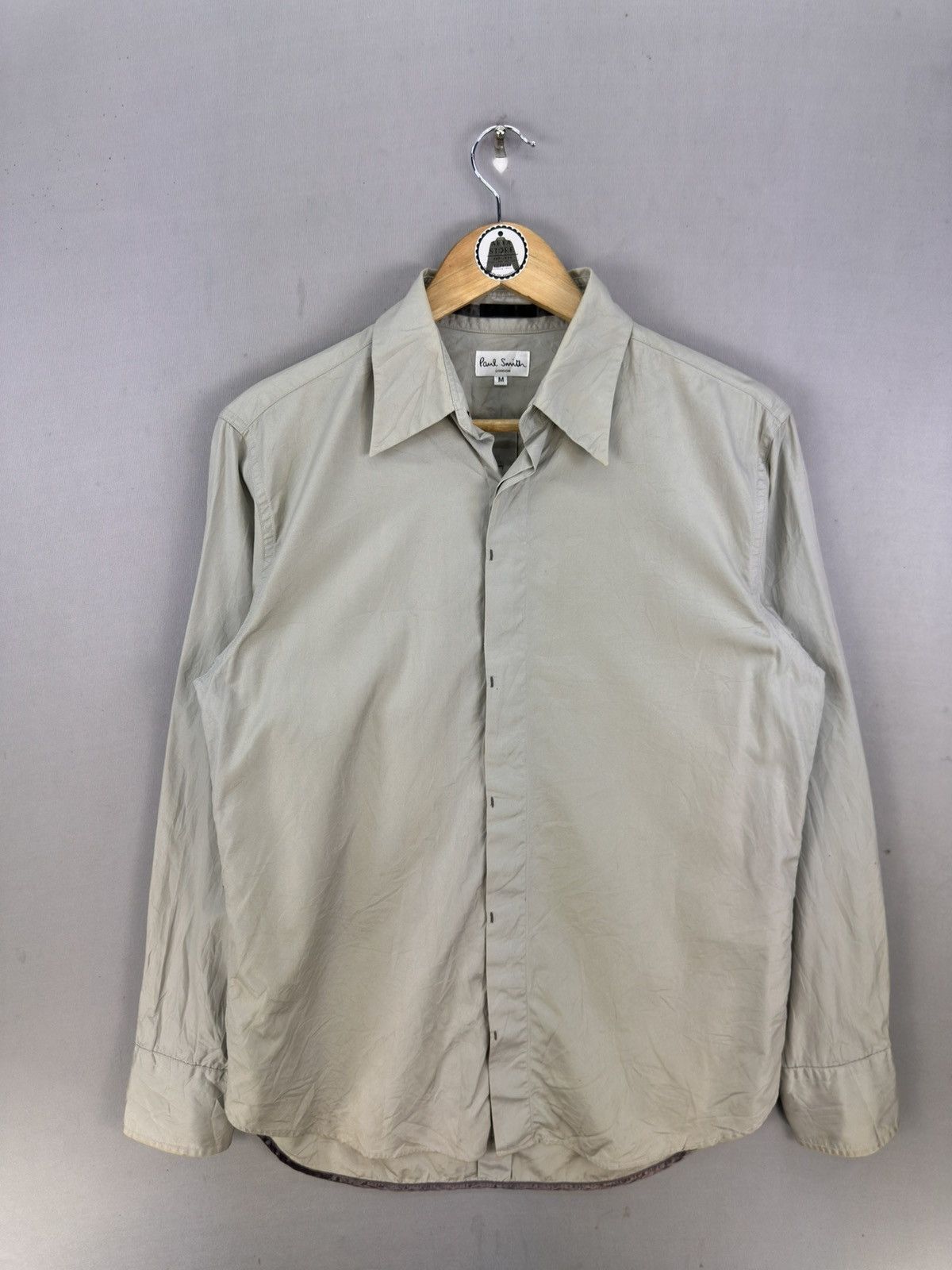 Paul Smith Paul Smith London Plain Flannel Shirt Button Up Size US M / EU 48-50 / 2 - 1 Thumbnail