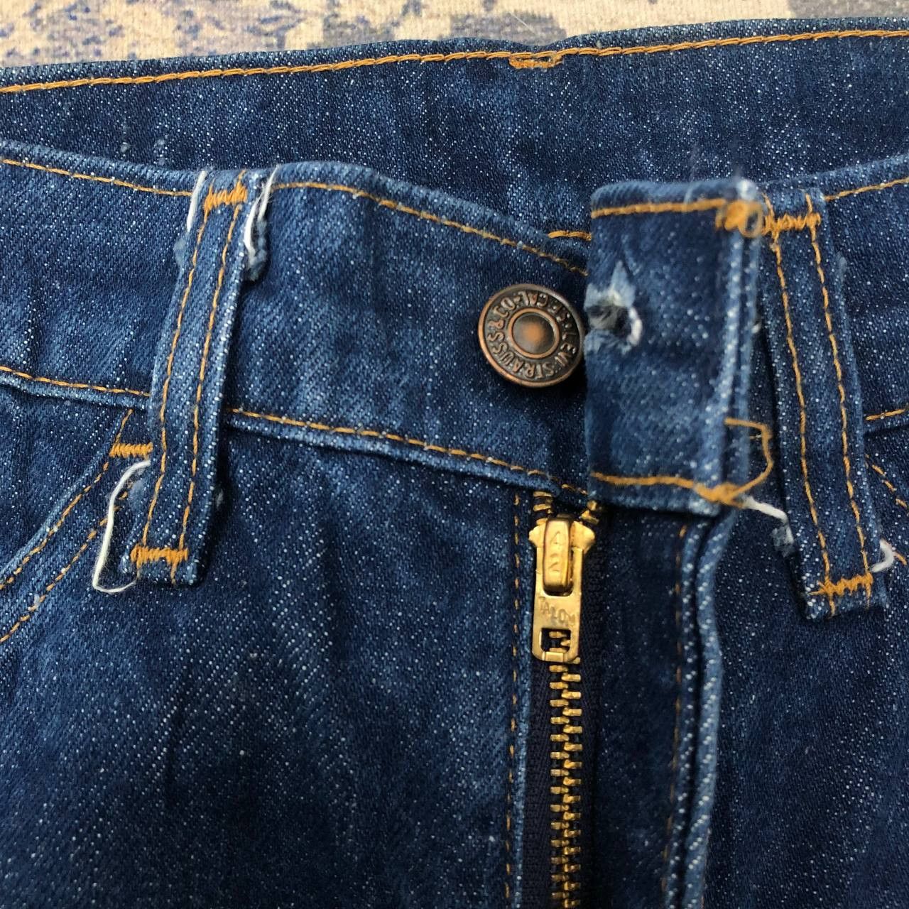 Levi's × Levi's Vintage Clothing P780 RARE! VTG LEVI'S NO.8 TALON ZIP FLARED JEANS Size US 29 - 4 Thumbnail