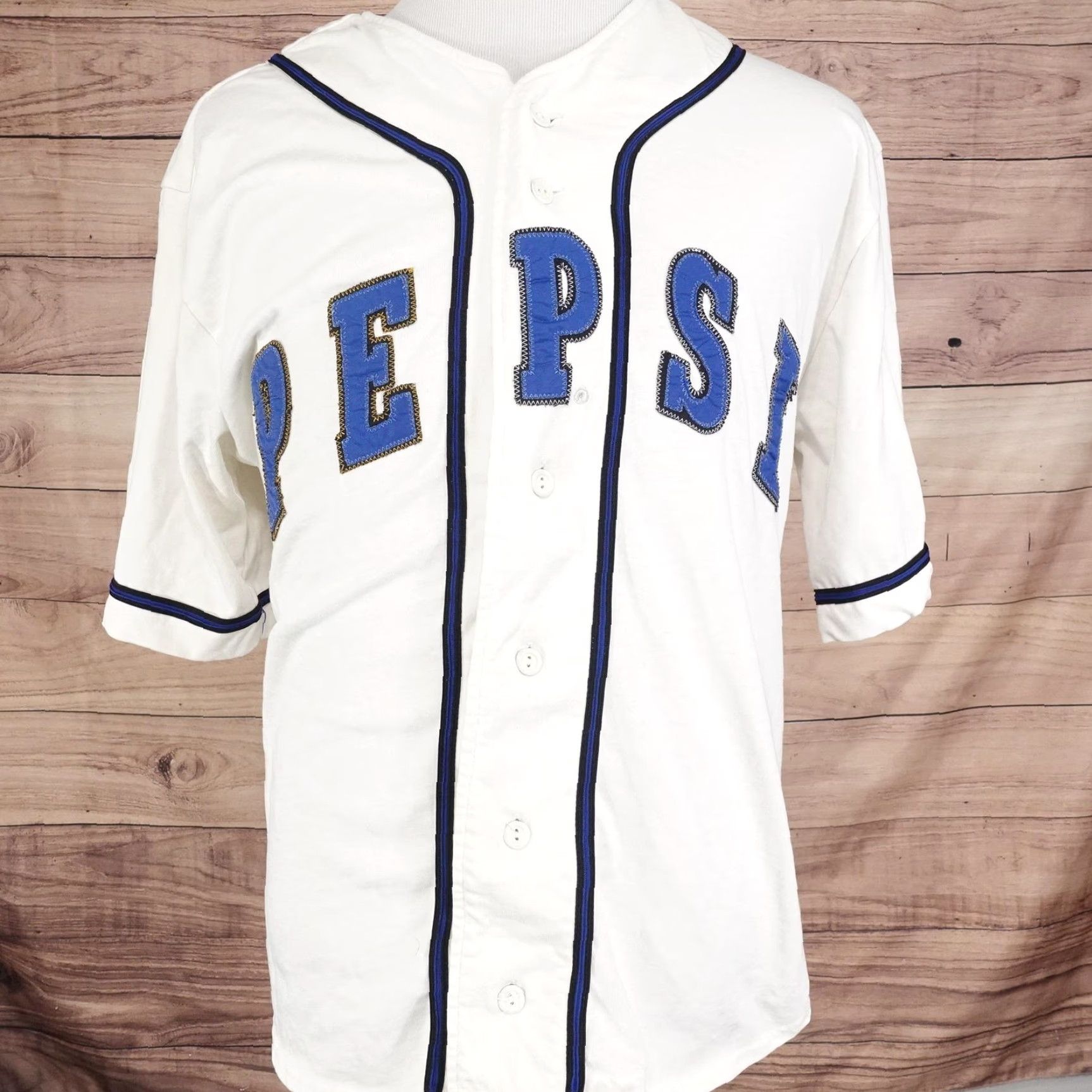 Vintage VINTAGE Pepsi Shirt Mens M White Button-Up Baseball Jersey NeXt Logo Graphic Print 90s Football Mens Size US M / EU 48-50 / 2 - 4 Thumbnail