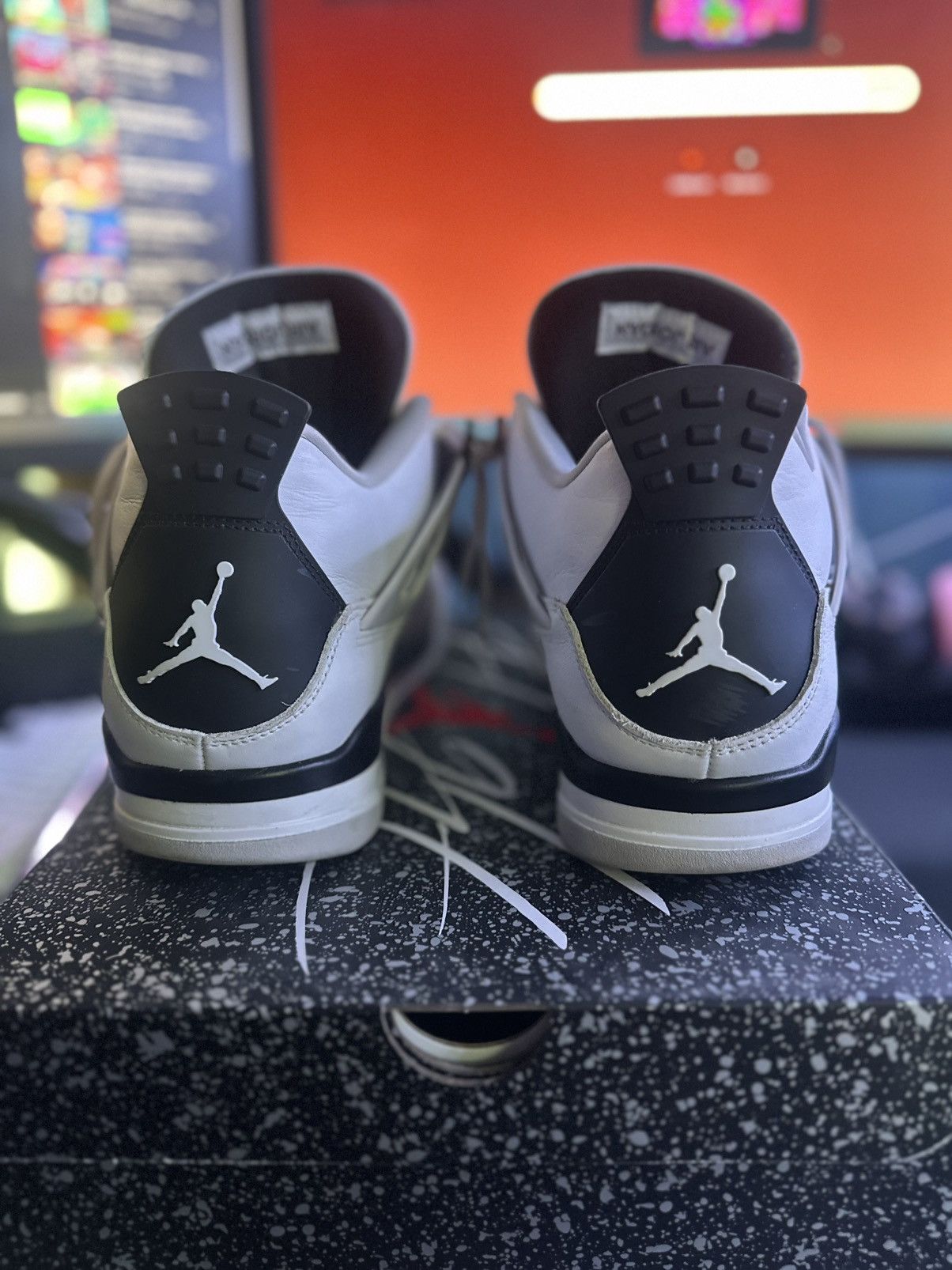 Nike Jordan 4 Military Black Size 13 Size US 13 / EU 46 - 5 Thumbnail
