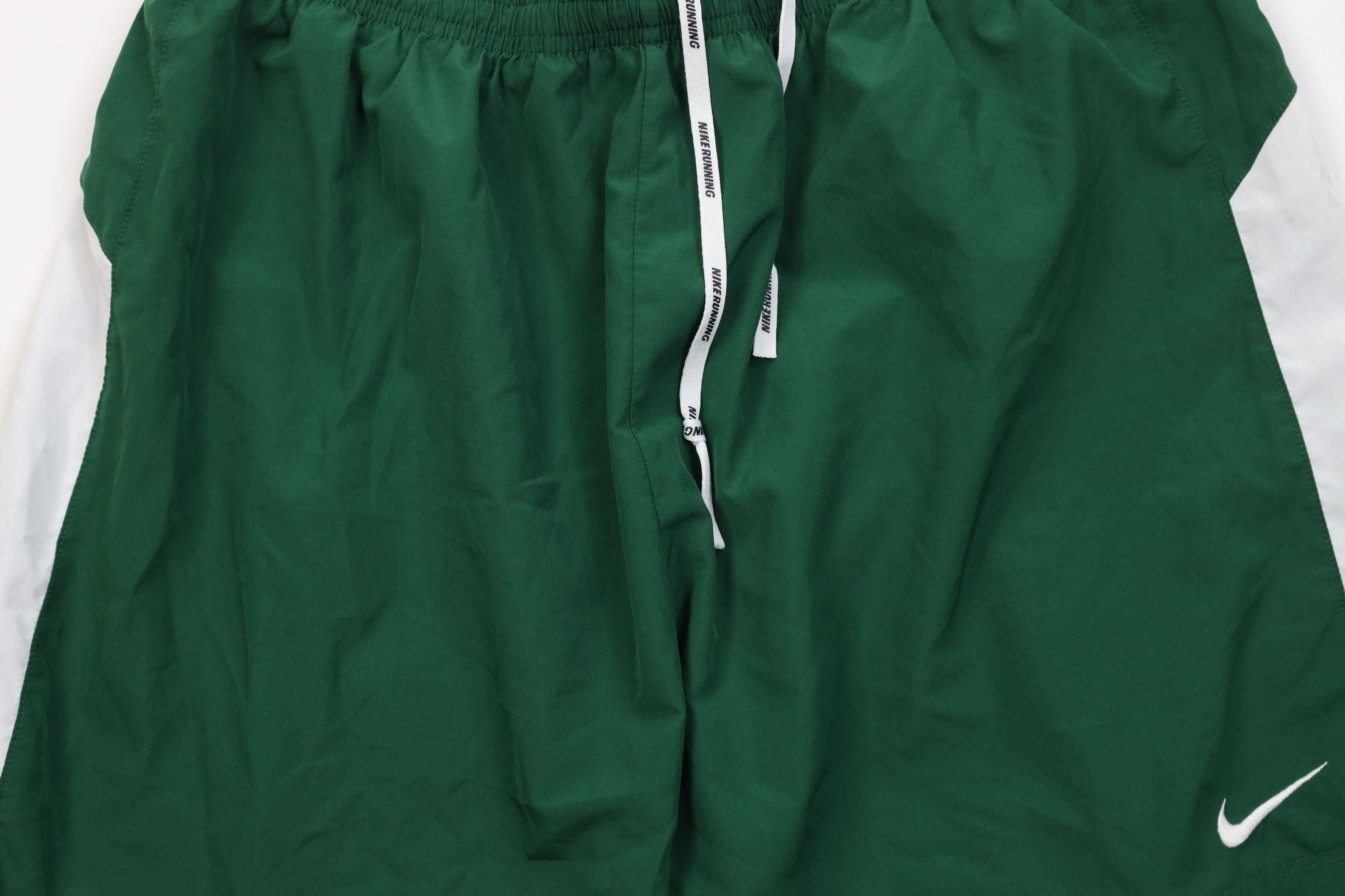 Nike Nike Lined Running Jogging Soccer Shorts Green Polyester Size US 36 / EU 52 - 3 Thumbnail