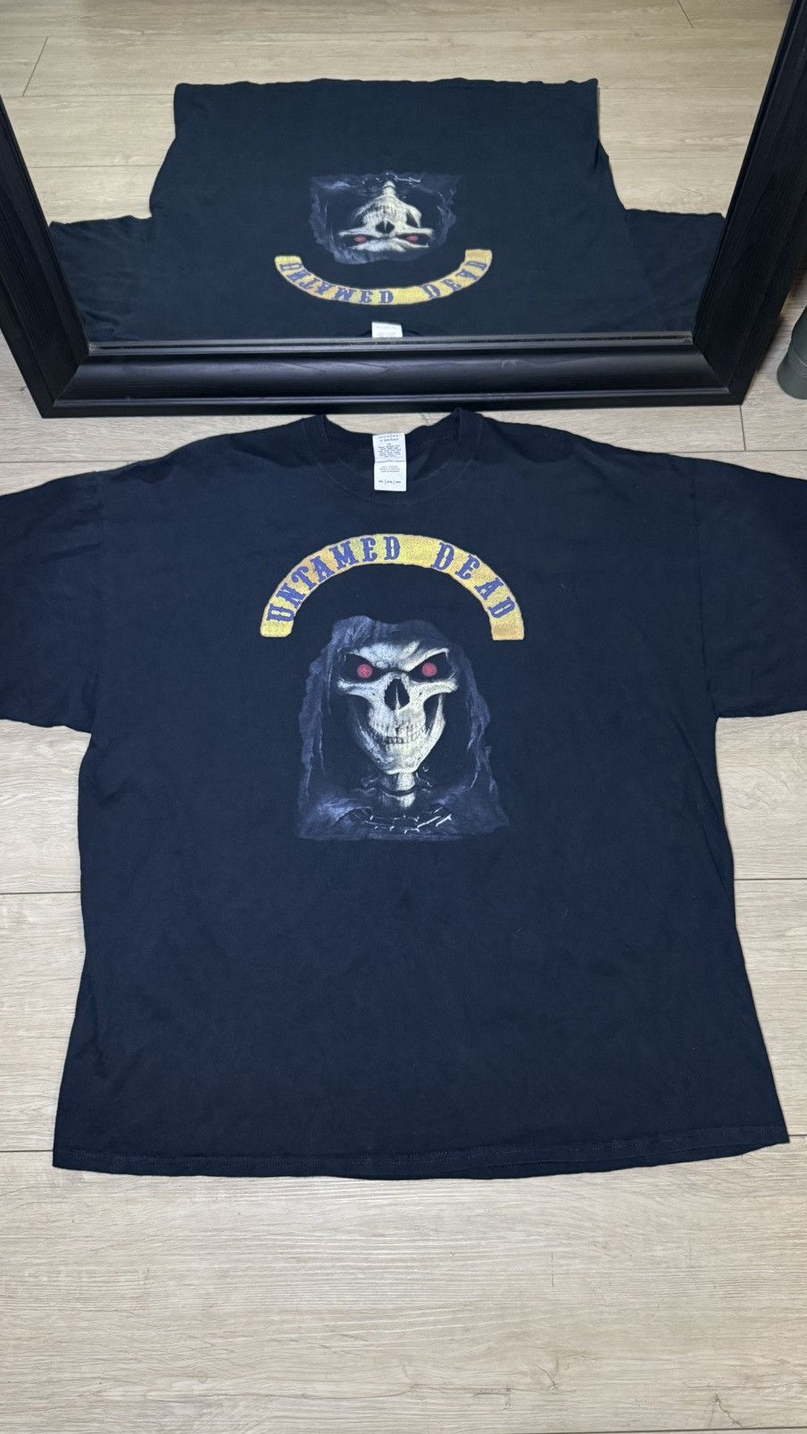 Affliction Vintage / Y2K Untamed Dead Grim Reaper Shirt Size US XXL / EU 58 / 5 - 1 Thumbnail