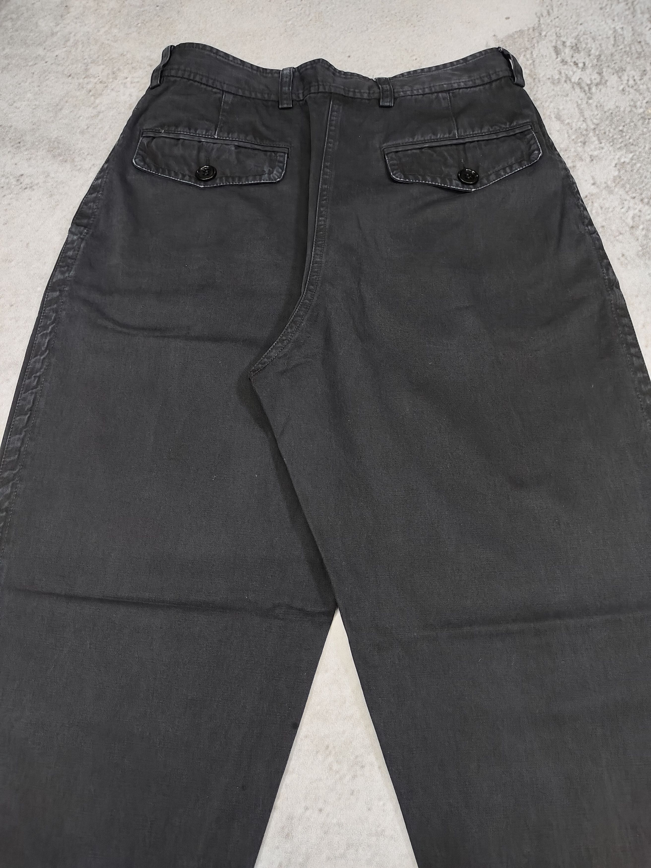 Dries Van Noten 2000s Dries Van Noten- Artisan Belgian Cropped Trousers Size 28" / US 6 / IT 42 - 7 Thumbnail