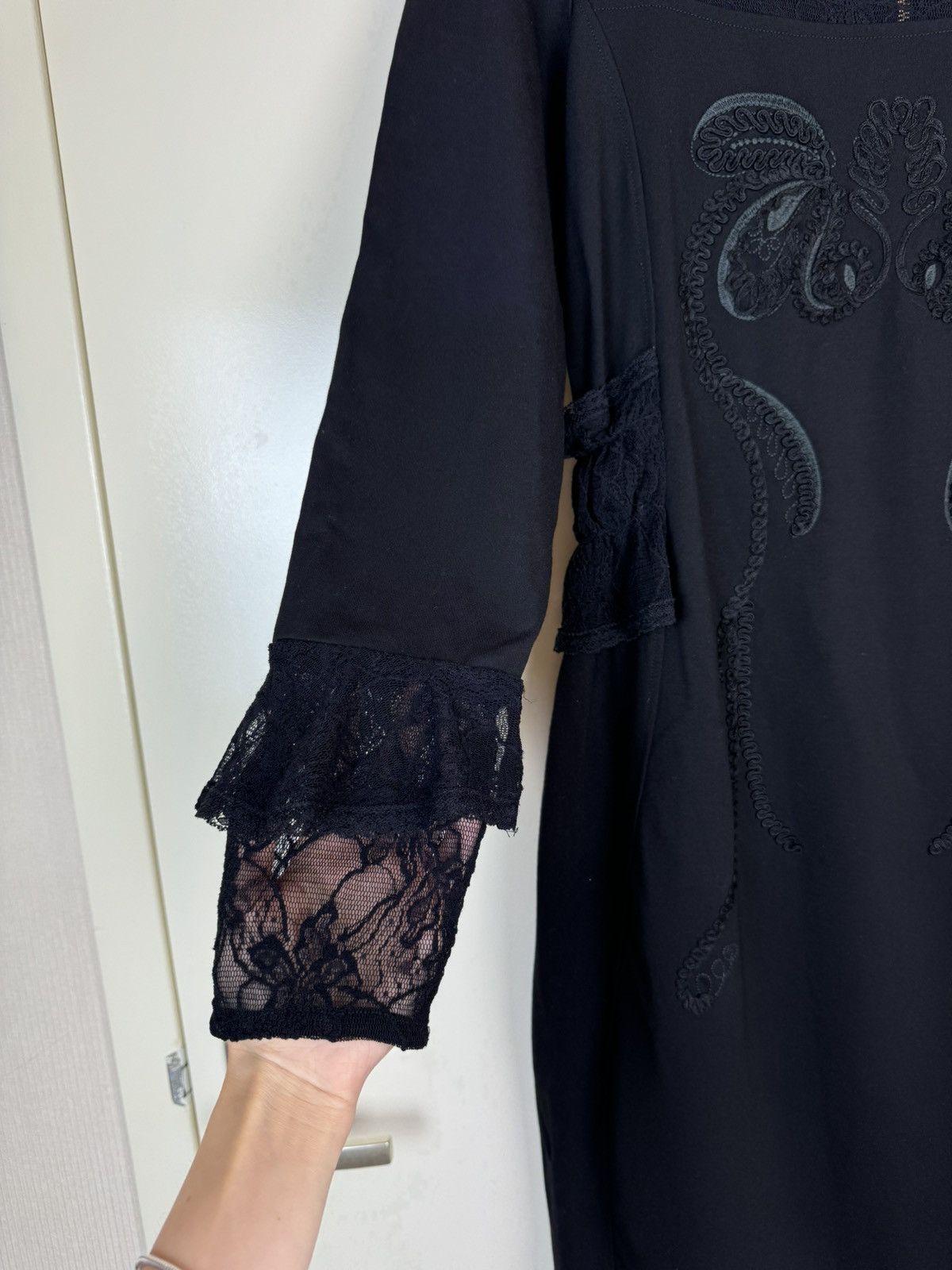 Hysteric Glamour Save the queen gothic avant garde black ruffles dress M Size M / US 6-8 / IT 42-44 - 3 Thumbnail