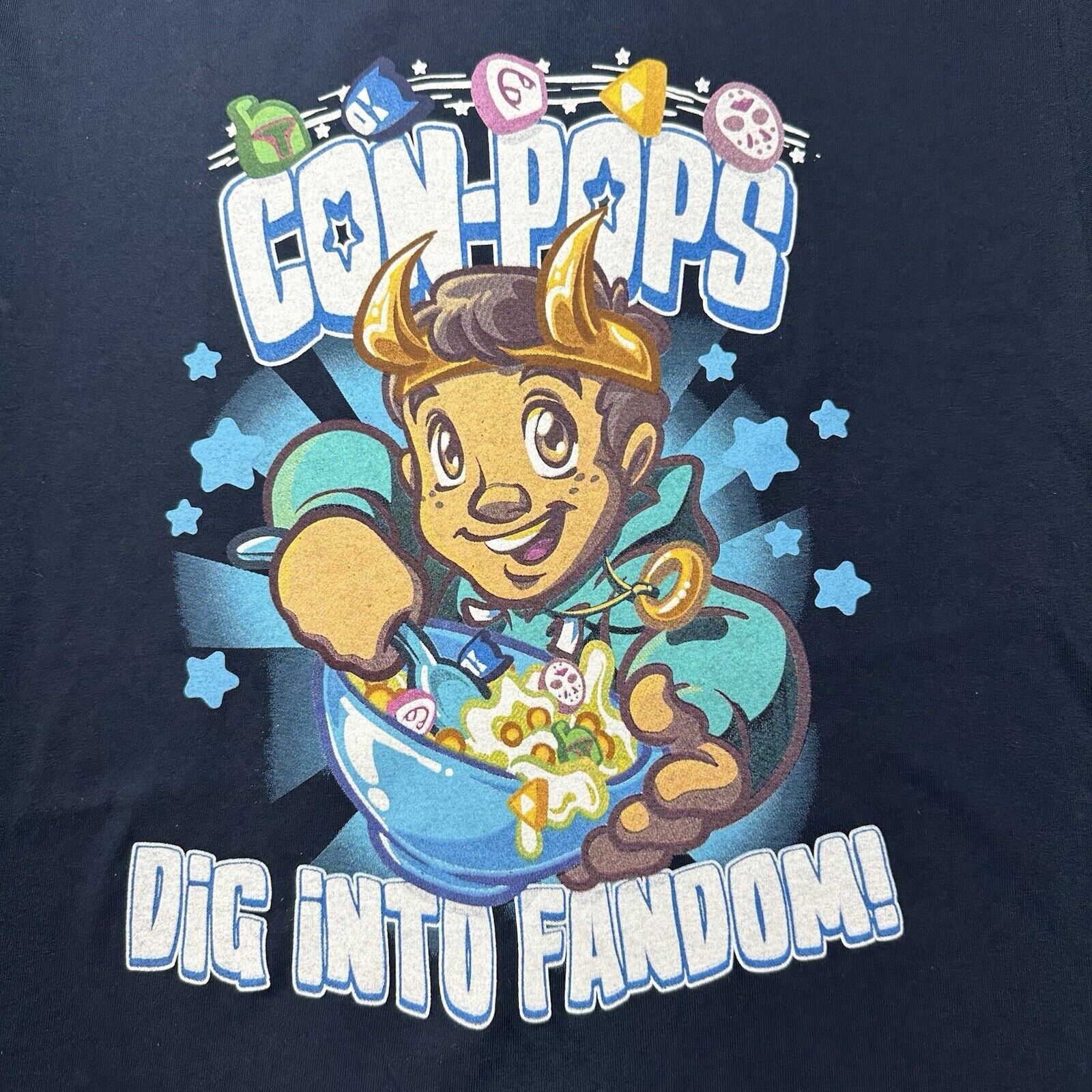 Alstyle MegaCon Orlando VIP Large T Shirt Dig Into Fandom Con-Pops Size US S / EU 44-46 / 1 - 2 Thumbnail