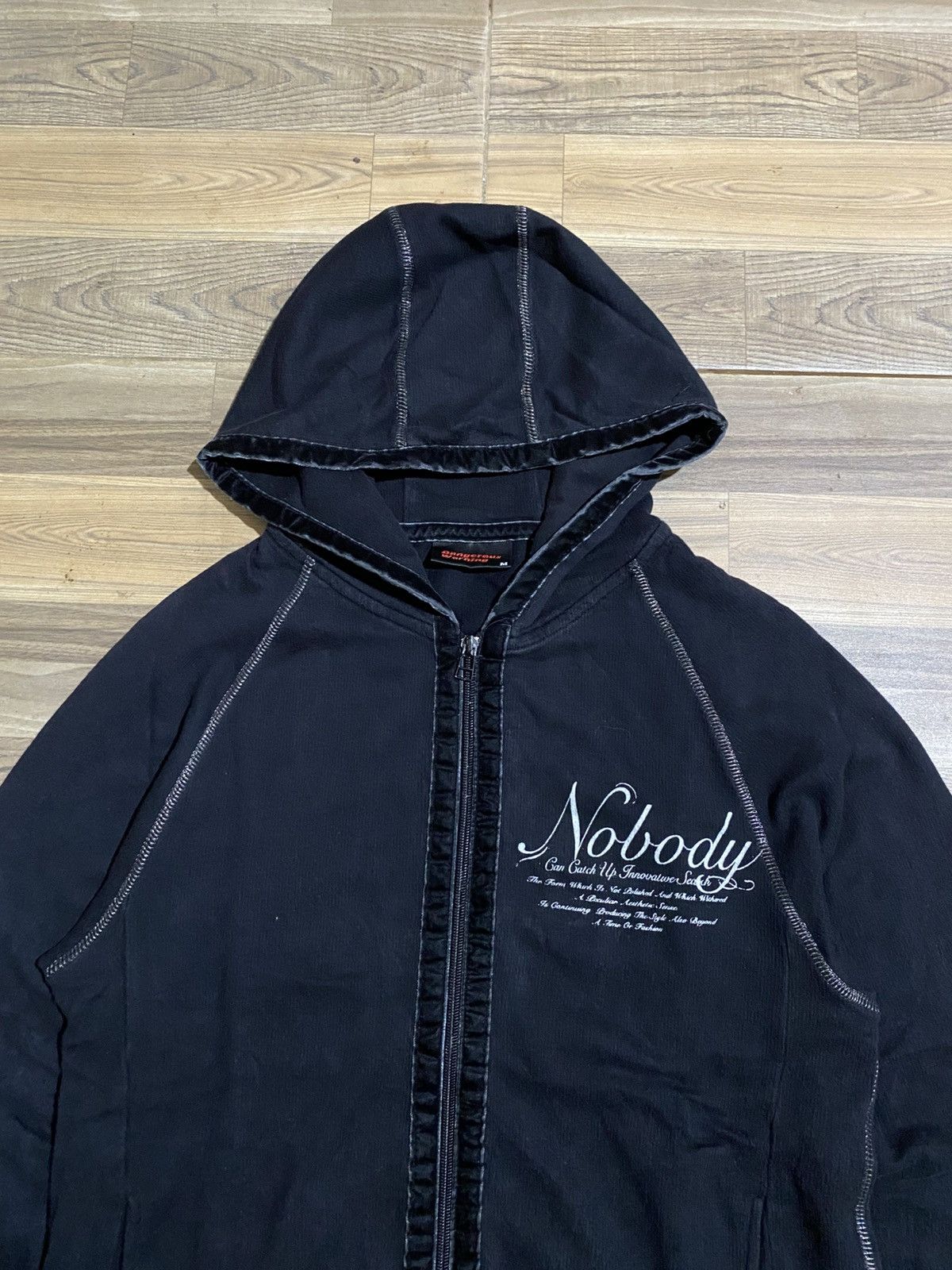 Beauty Beast × Japanese Brand NOBODY CAN CATCH UP WOMEN SMOKE HOODIES Size M / US 6-8 / IT 42-44 - 4 Thumbnail