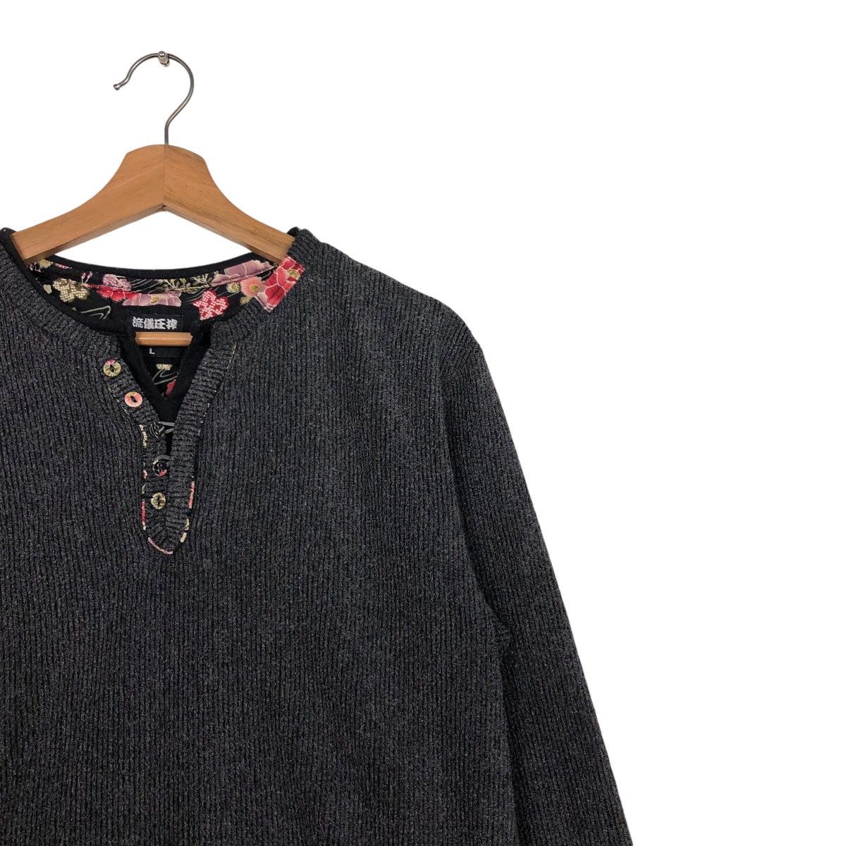 Japanese Brand 📌Vintage Sukajan Long Sleeve T-Shirt Rare Design Size US M / EU 48-50 / 2 - 7 Thumbnail