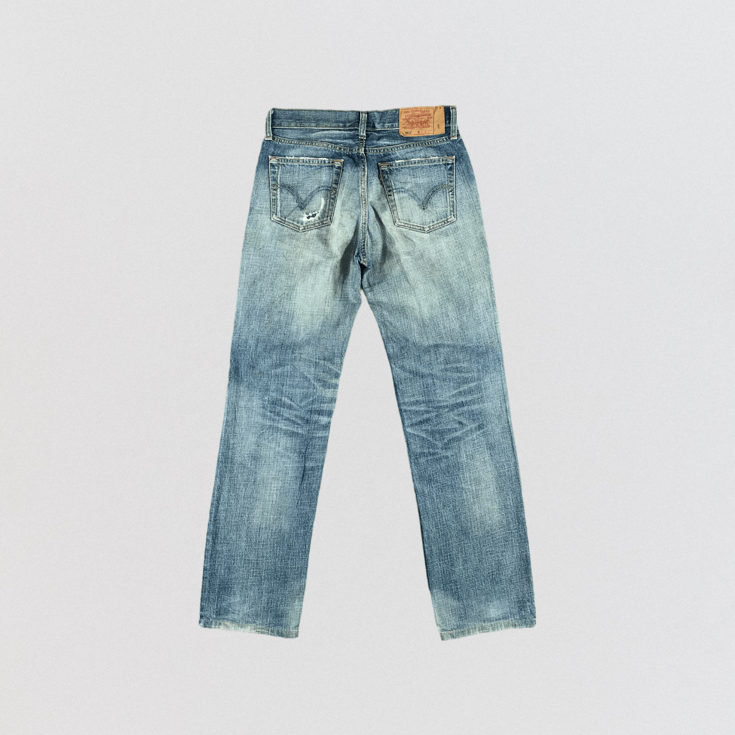 Levi's Vintage 90s Blue Wash Levis 501 Jeans-JM3057 Size US 28 / EU 44 - 2 Thumbnail