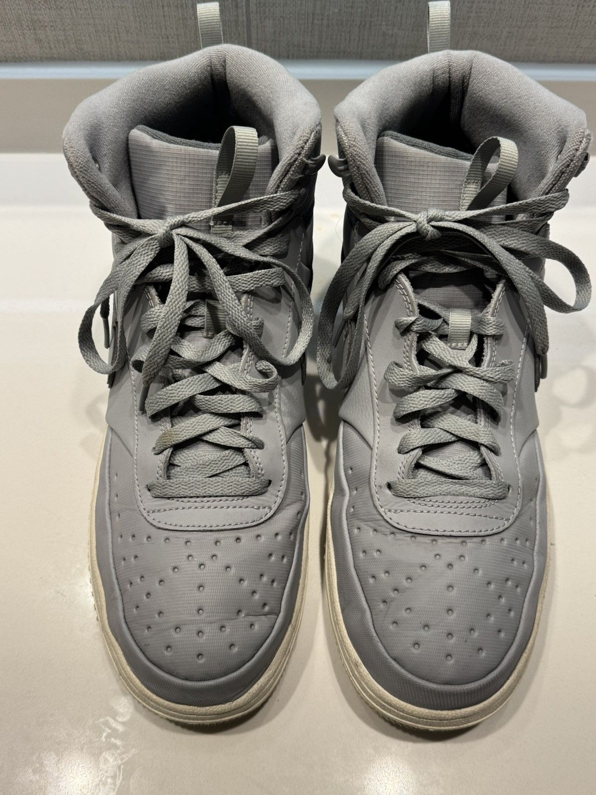 Nike Nike Court Vision Mid Winter 'Wolf Grey' Size US 12 / EU 45 - 4 Thumbnail