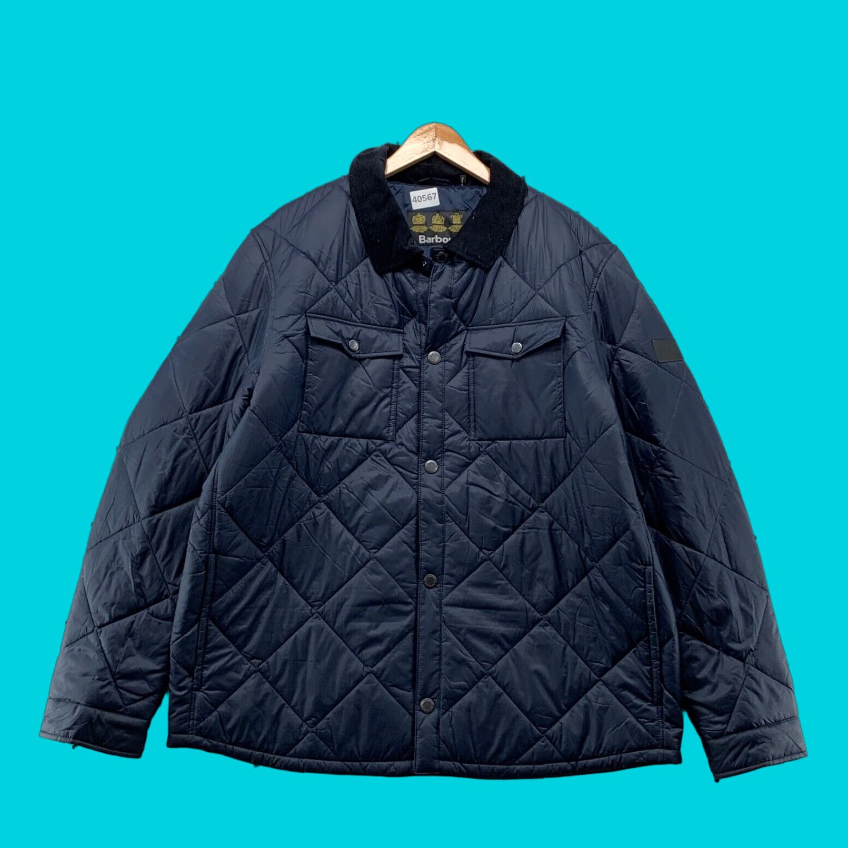 Barbour Barbour Shirt Quilted Jacket Mens 2XL Blue Lightweight Casual 26x30.5 Size US XXL / EU 58 / 5 - 1 Thumbnail