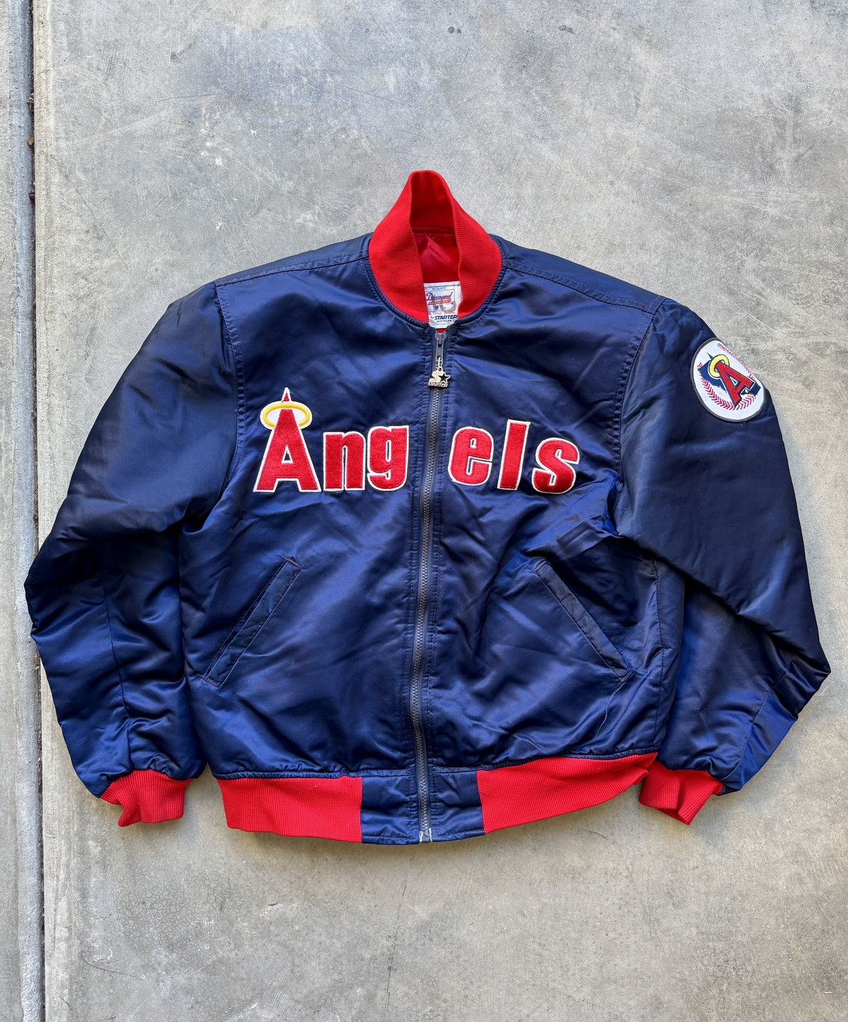 Starter Vintage 80s MLB California Angels Starter Jacket Size US L / EU 52-54 / 3 - 1 Thumbnail