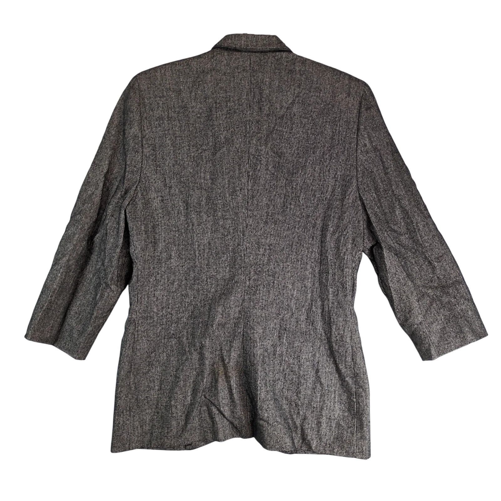 Vintage Umberto Ginocchietti Italy Blazer Jacket Women's US 6 Tweed Size M / US 6-8 / IT 42-44 - 3 Thumbnail