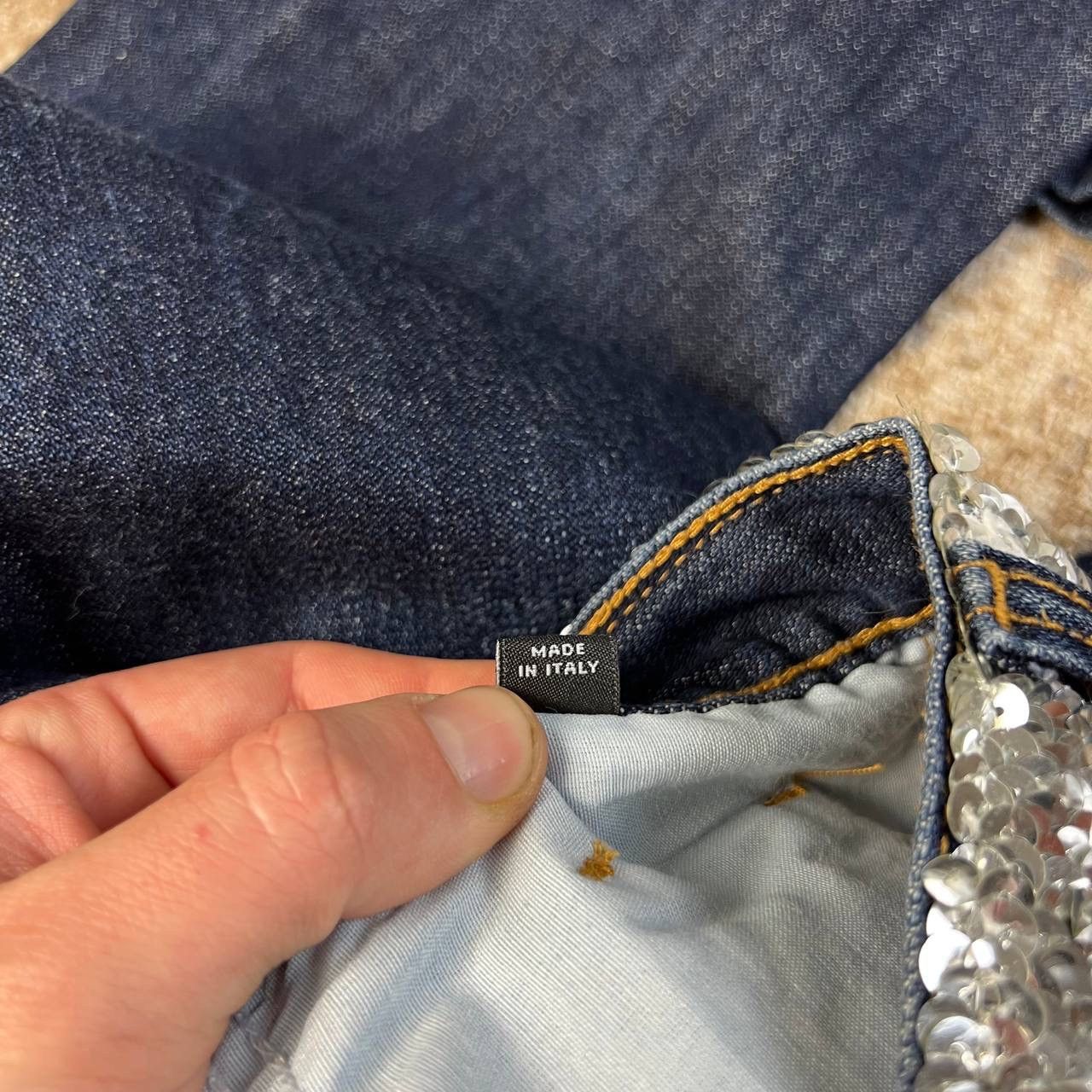 Dolce & Gabbana Dolce & Gabbana Luxury Big Logo Denim Jeans Size 28" / US 6 / IT 42 - 10 Thumbnail