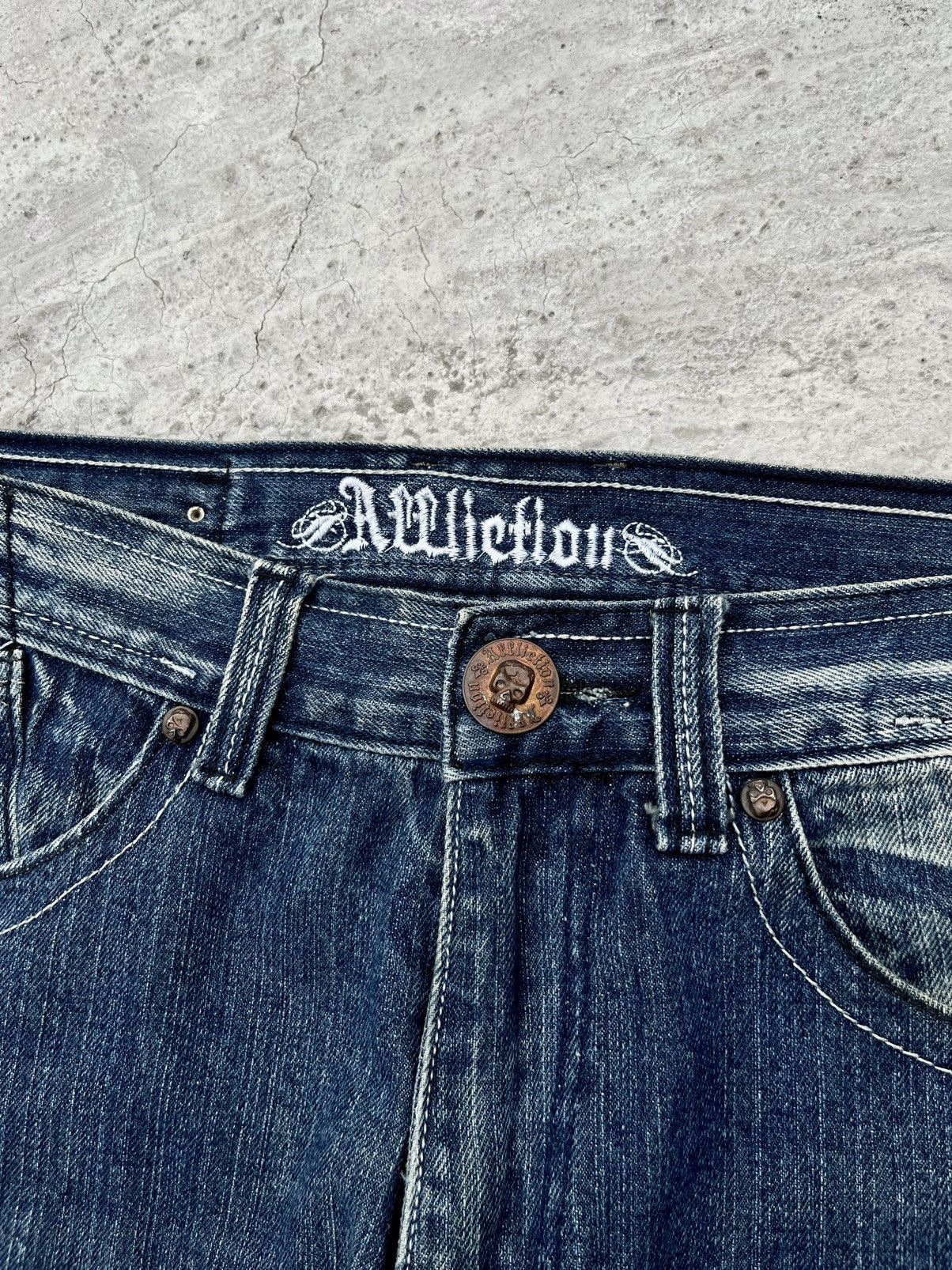 Affliction Vintage Y2K Affliction Denim Killers Embroidery Jeans Size US 32 / EU 48 - 7 Thumbnail