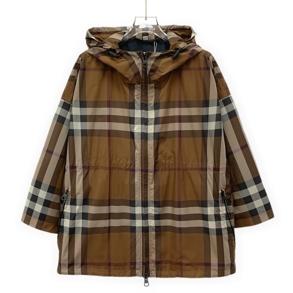 Burberry Burberry Dark Brown Classic Check Design Long Sleeve Jacket Size S / US 4 / IT 40 - 1 Thumbnail