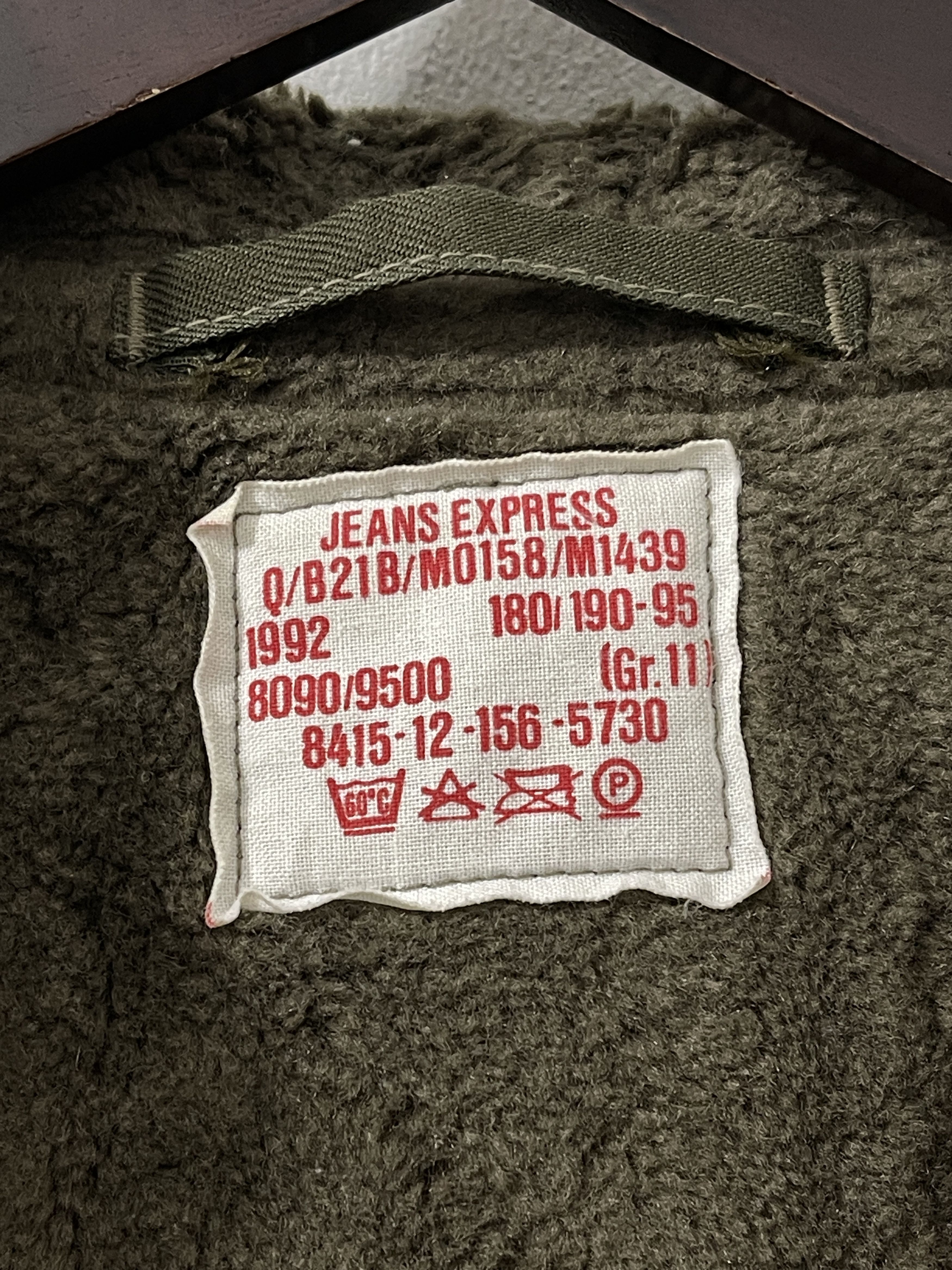 Vintage 1992 German Military Moleskin Fur Parka Jacket Size US L / EU 52-54 / 3 - 11 Thumbnail
