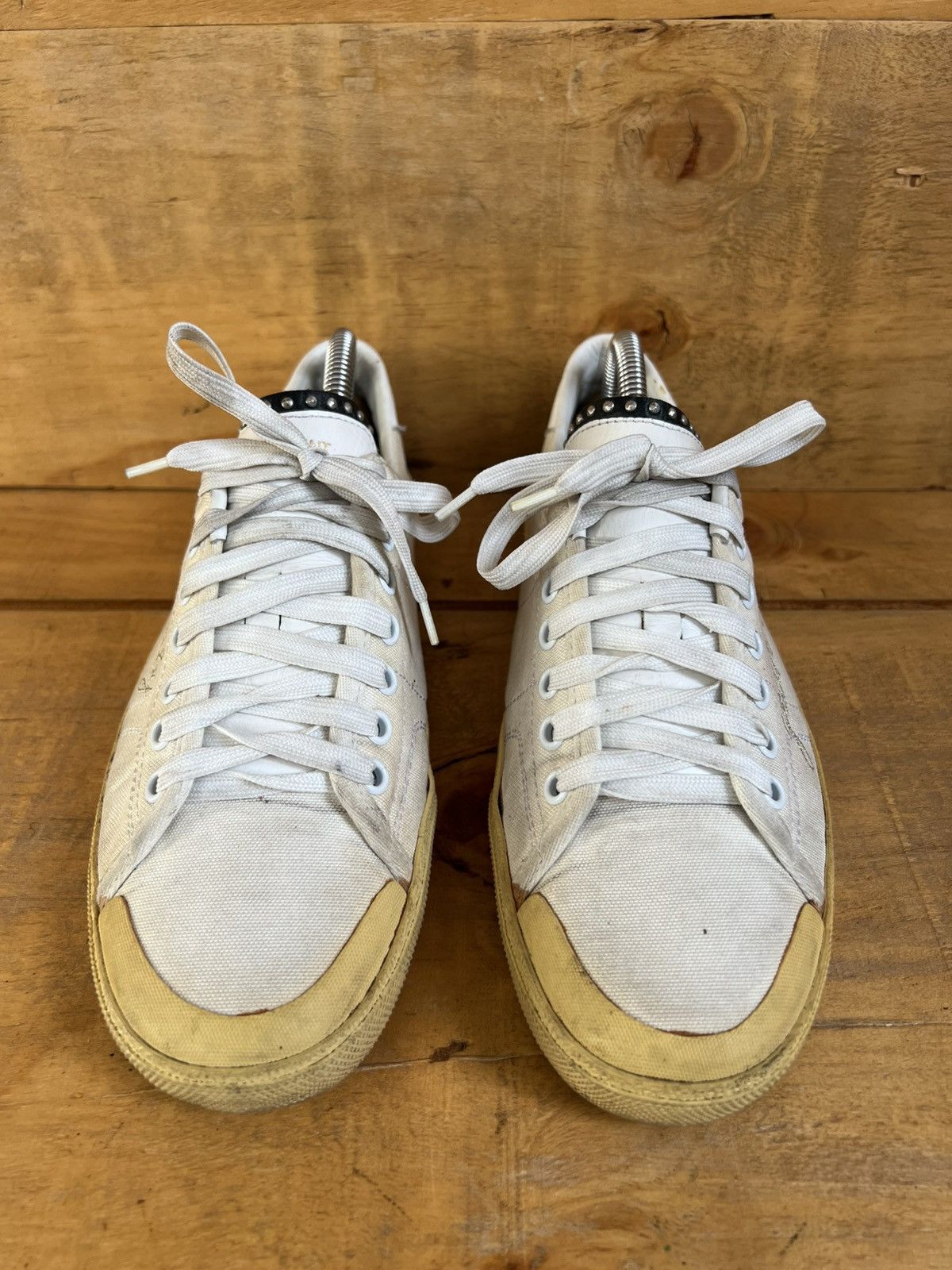Hedi Slimane × Saint Laurent Paris Saint Laurent yeah baby sneakers Size US 9.5 / IT 39.5 - 2 Thumbnail