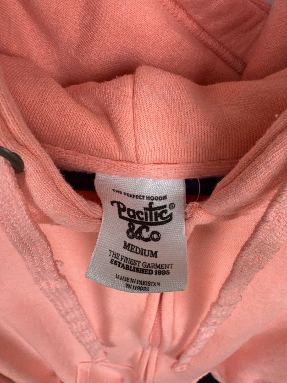 Pacific and Co. Pink Zip Up Hoodie Size M / US 6-8 / IT 42-44 - 5 Thumbnail